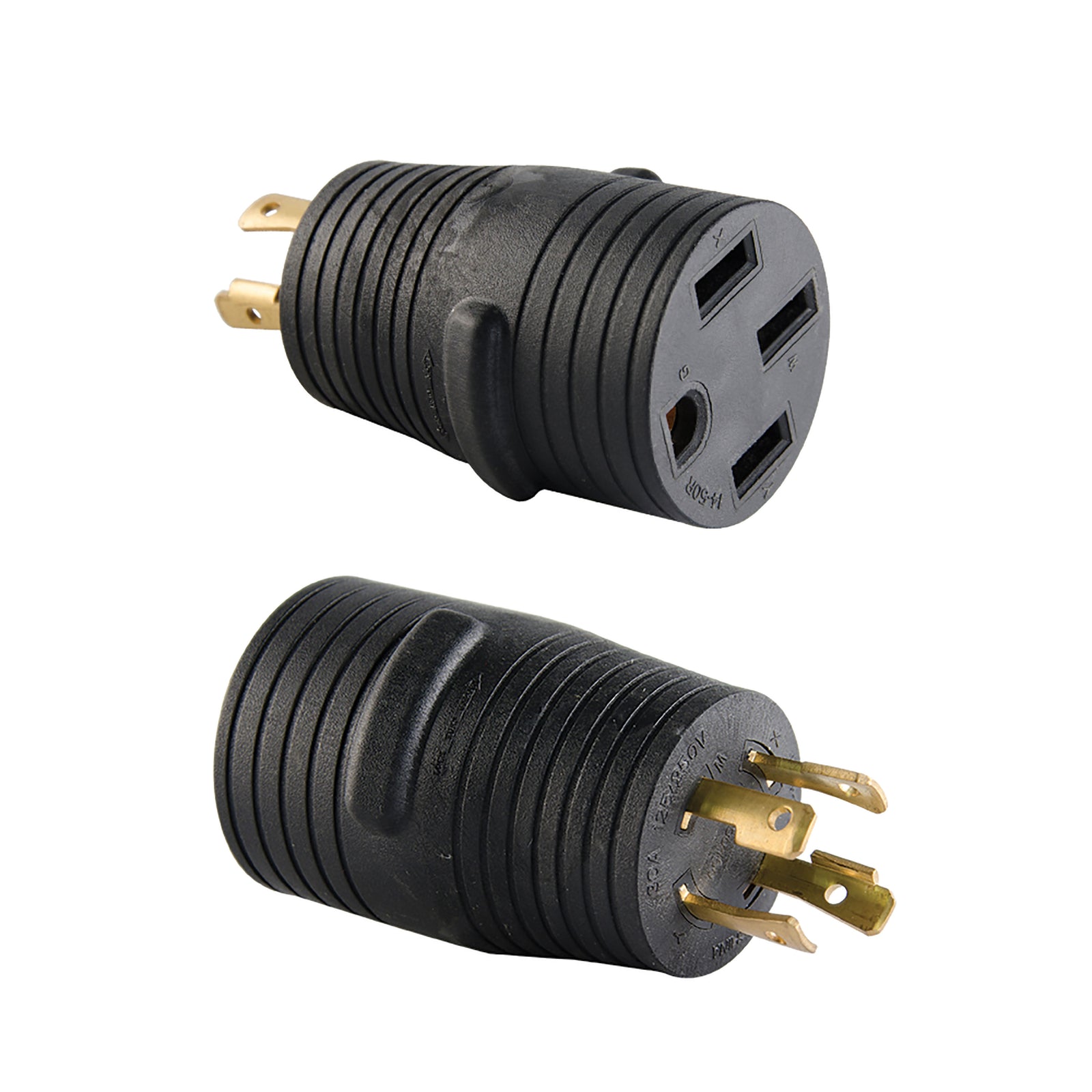 Park Power 30450GSA Generator Adapter - 30A (125/250V) Locking Male Plug 4-Prong by 50A (125/250V) Female Connector