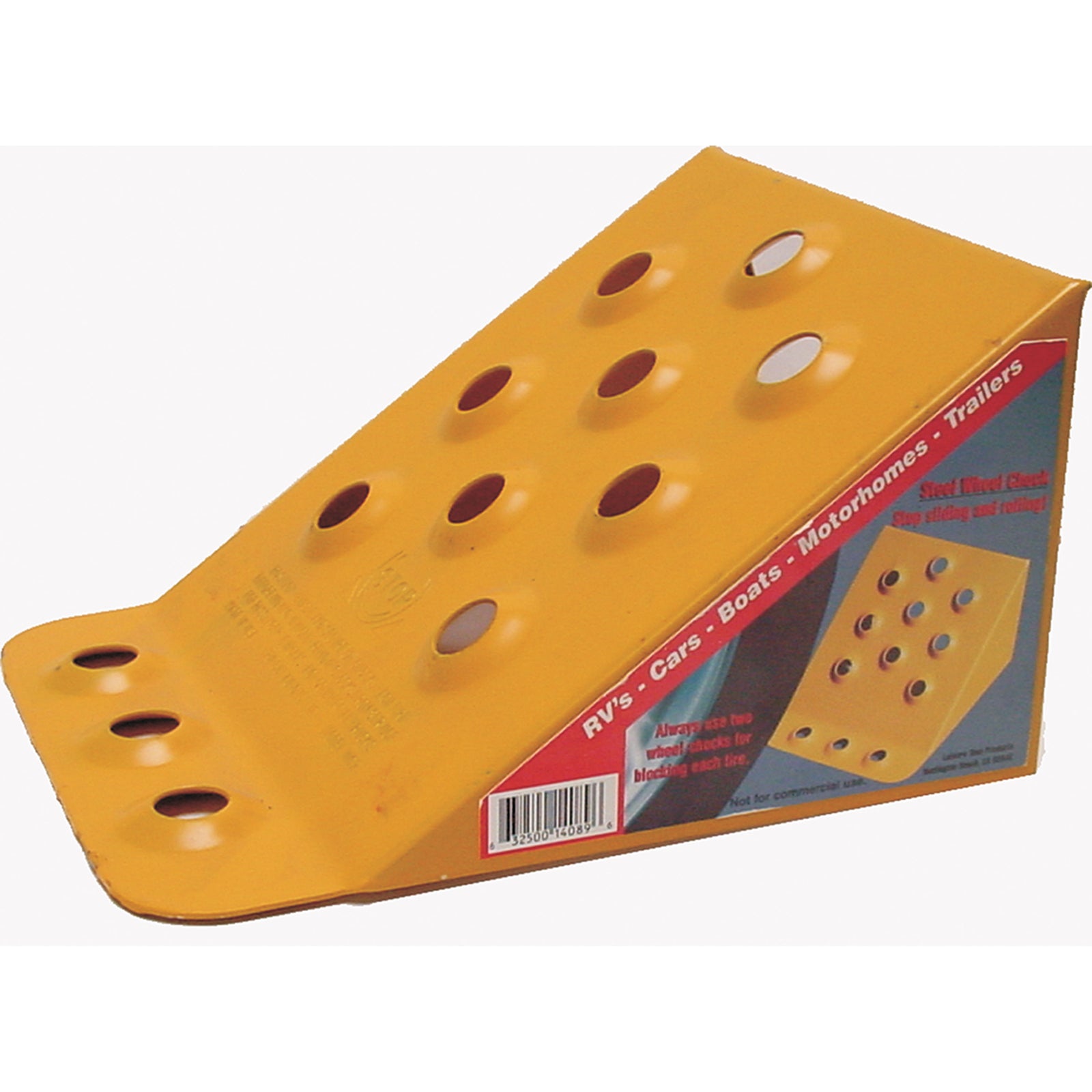 Leisure Time 14089 Heavy Duty Steel Wheel Chock