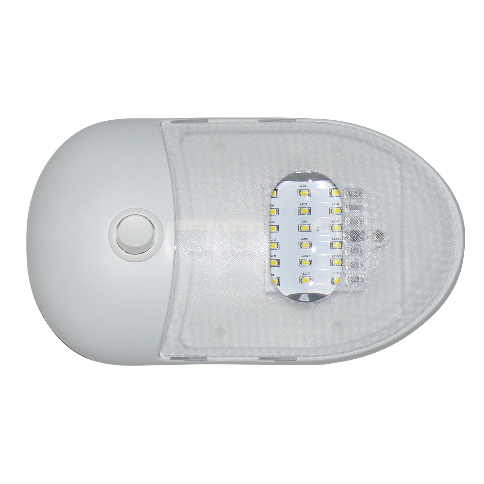 Diamond Group DG654291VP Slim Line LED Dome Light - Single, 3500K, Warm White