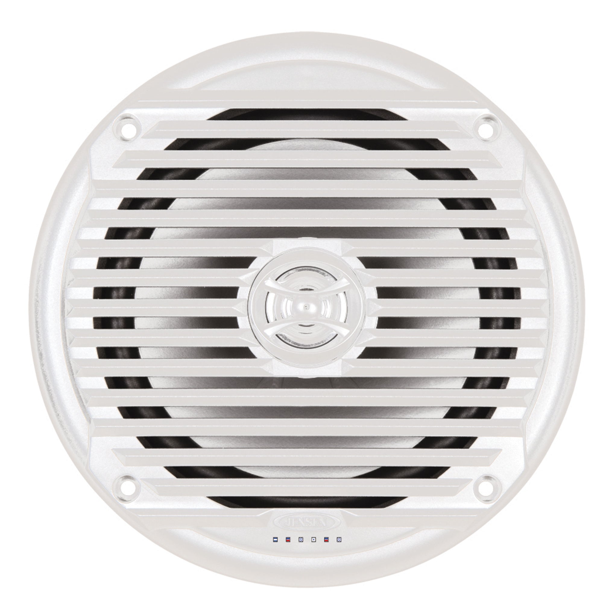 Jensen MS6007WR Coaxial Waterproof Speakers - 6.5", White