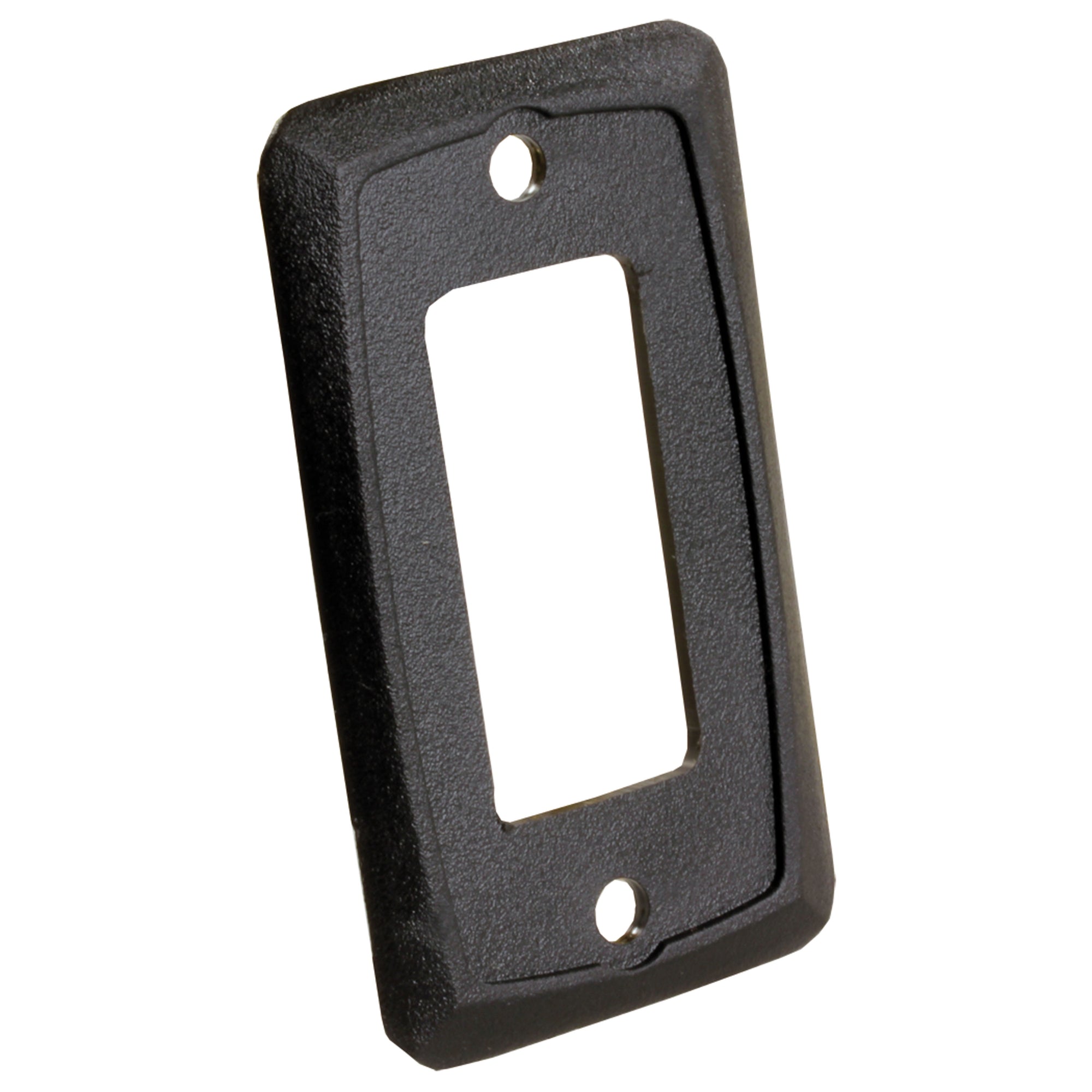 JR Products 13935 Furniture Switch Face Plate - Black
