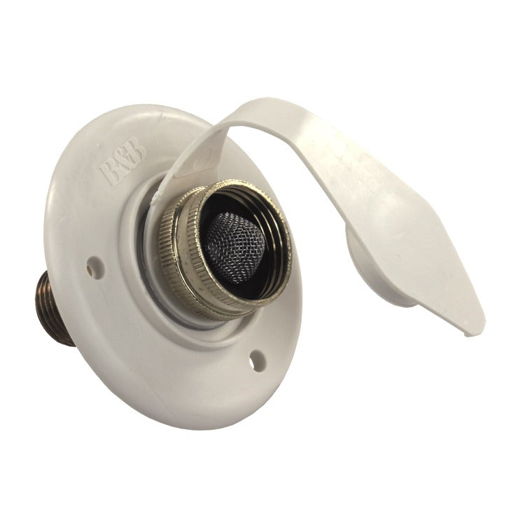 Thetford 941213 City Water Flange Fill W/Brass