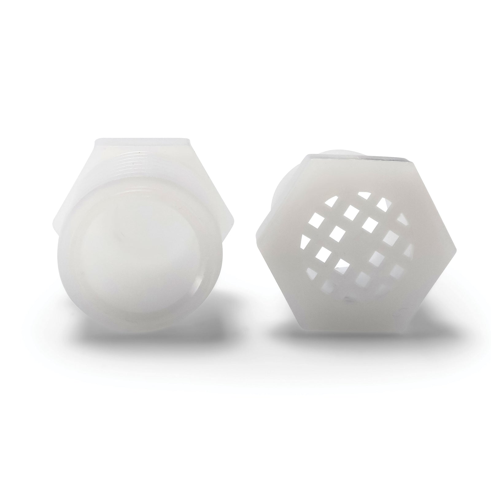 Camco 11634 Water Heater Drain Plug - 1/2-14 NPT, Pack of 2 (1 Vented /1 Standard)