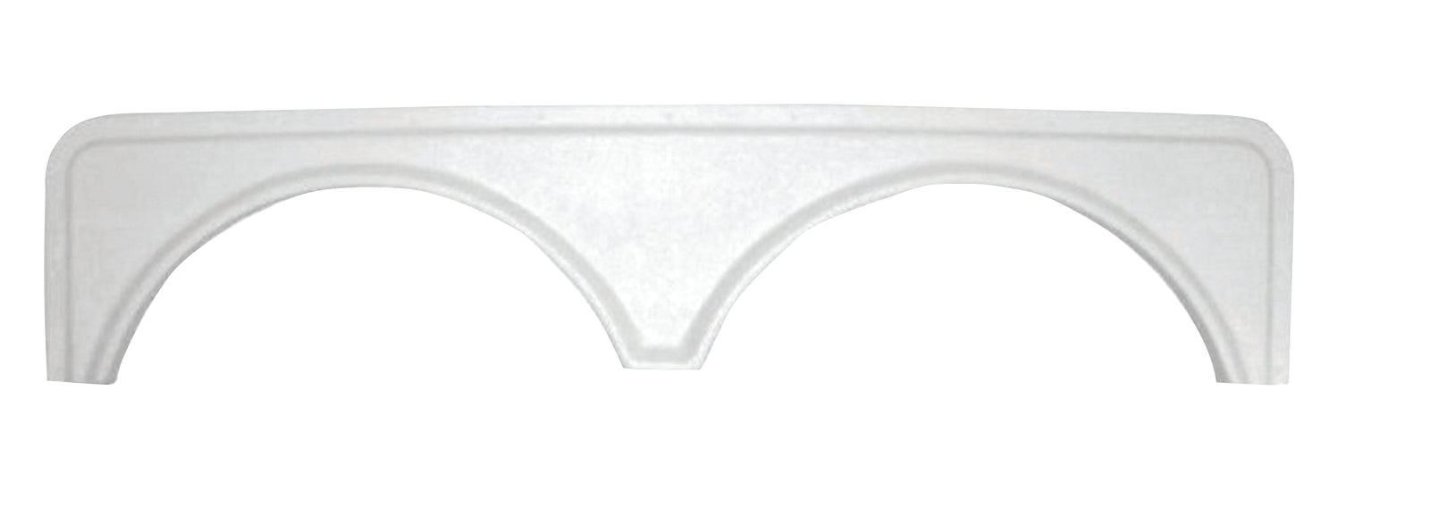 Icon 00416 Tandem Axle Fender Skirt FS668 - Polar White