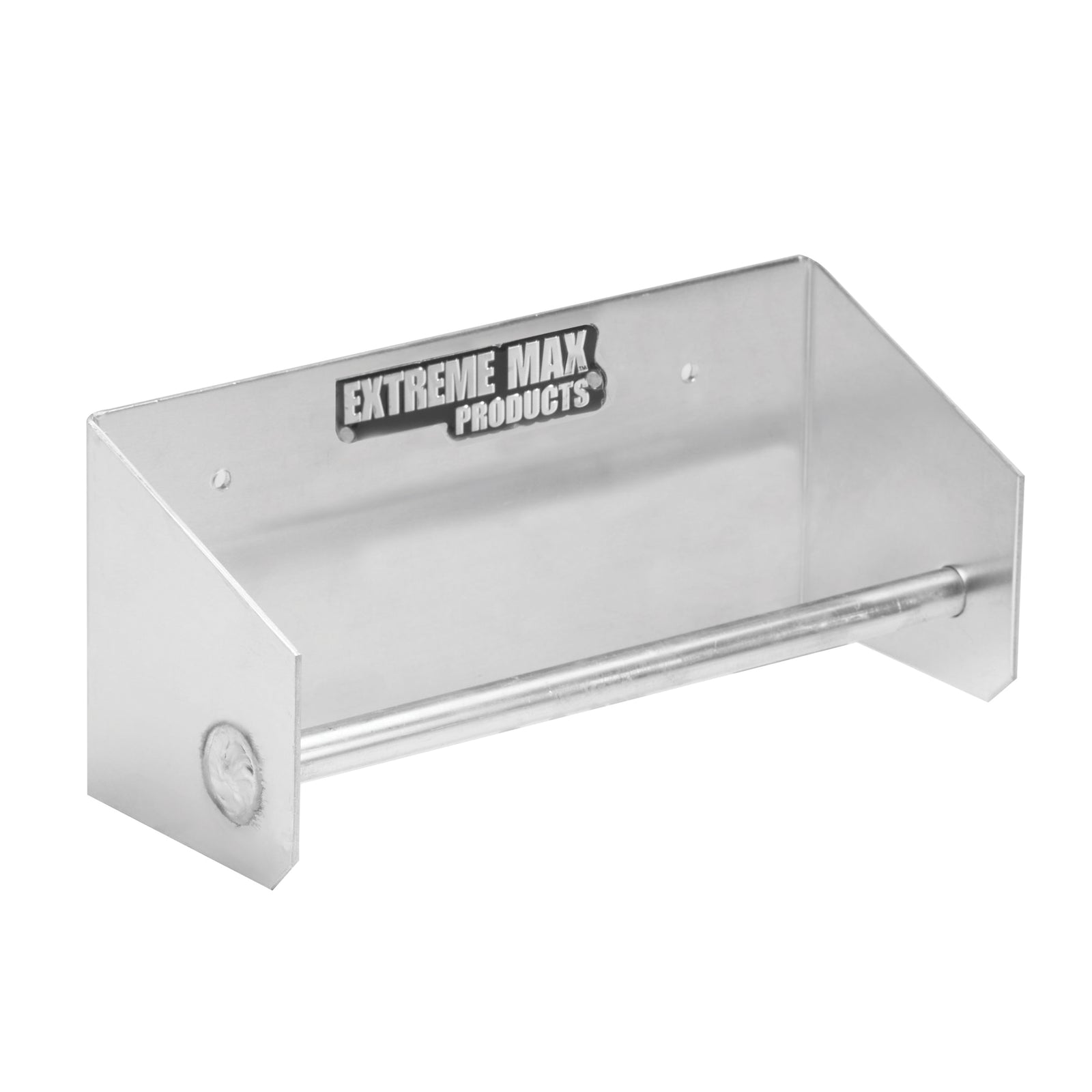 Extreme Max 5001.6188 Two-Piece 9" Wall-Mount Aluminum Ratchet Strap Tie-Down Hanger for Race Trailer, Garage, Shop, Enclosed Trailer, Toy Hauler - Silver