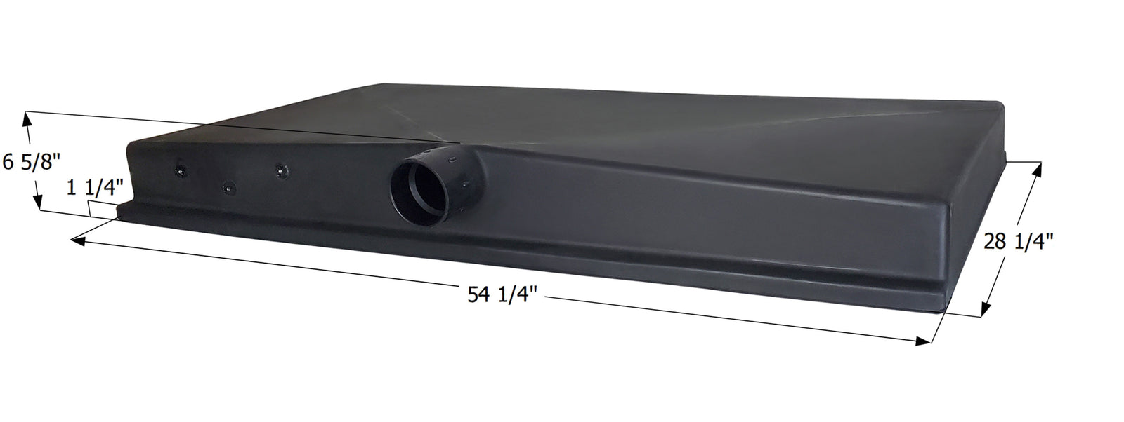 Icon 14429 Holding Tank H3740 - 54.25" x 28.25" x 6-5/8", 32 Gallons