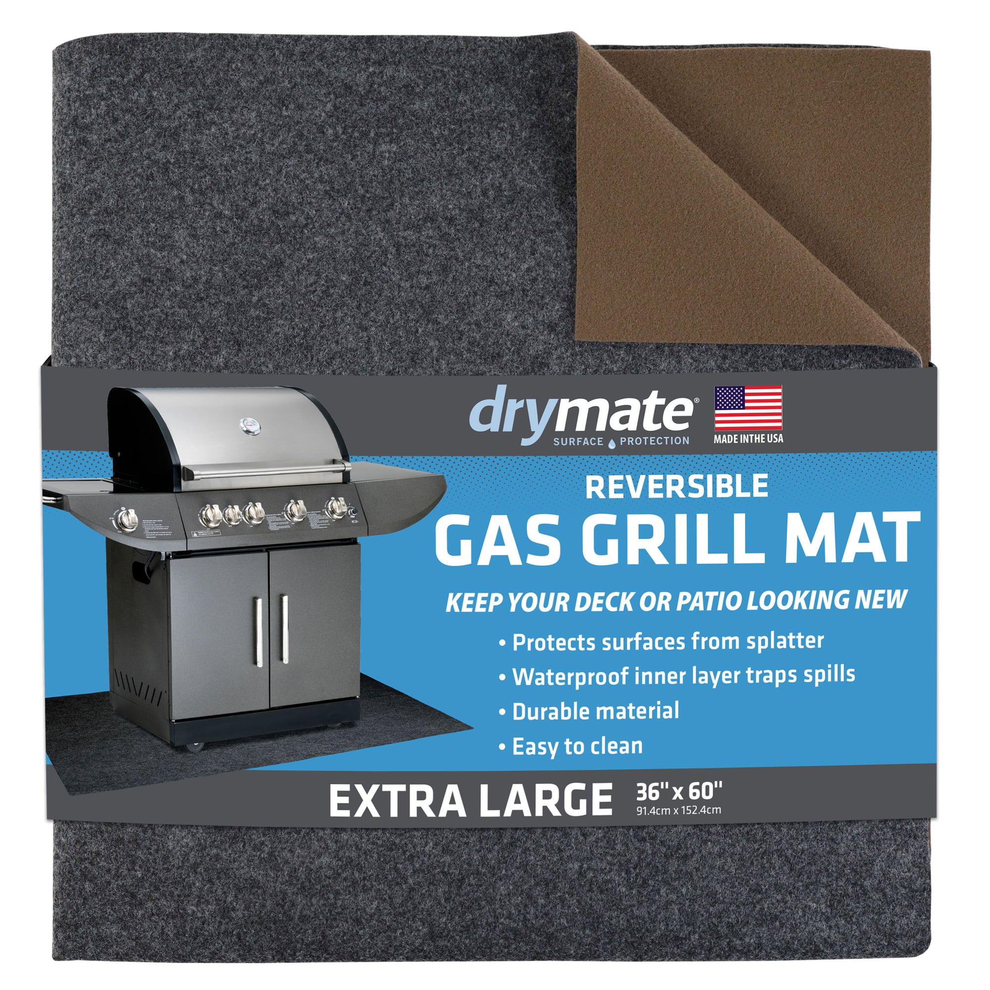 Drymate GMCBN3660P Gas Grill Mat - 36" x 60"