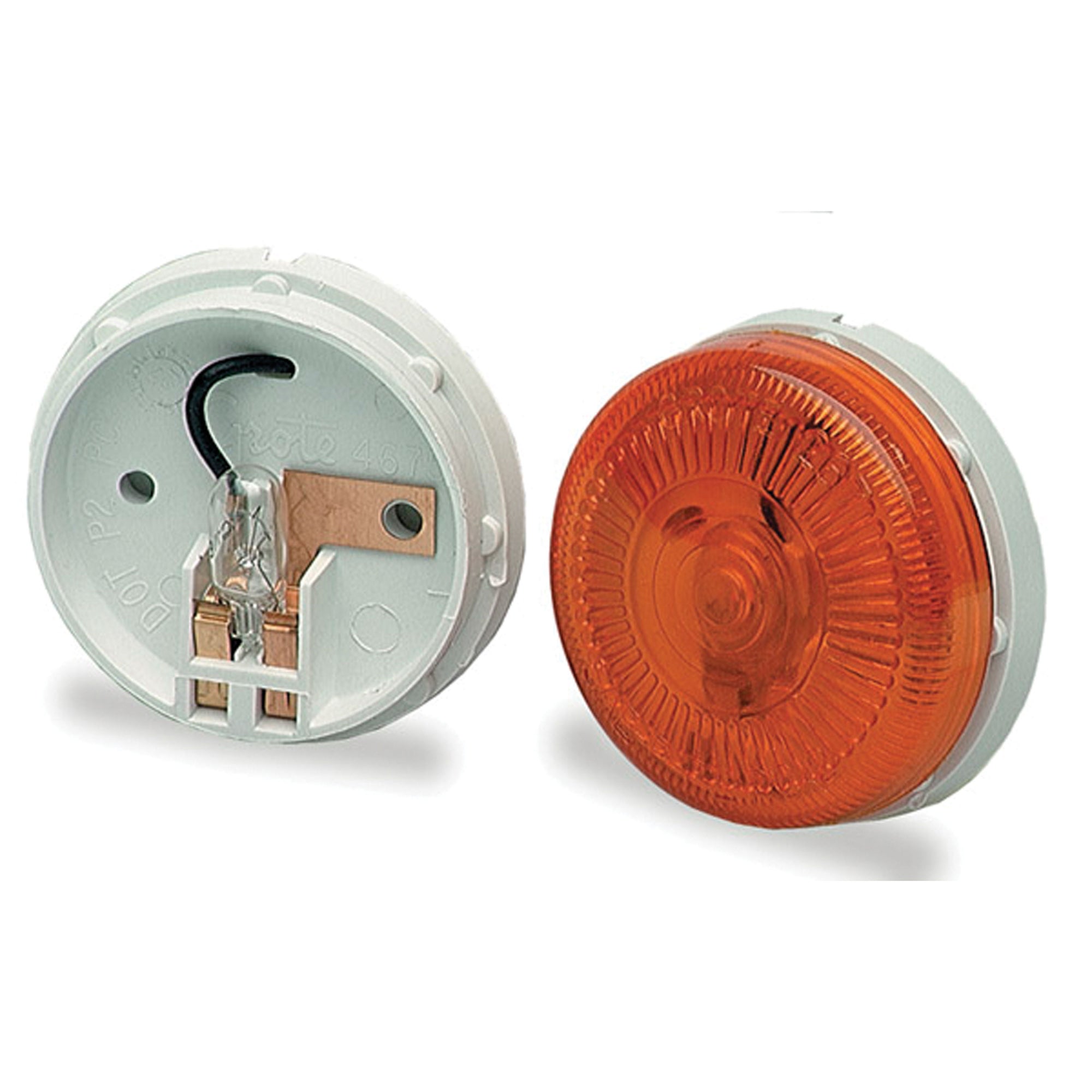 Grote 45413-5 Round Clearance/Marker - Amber Light
