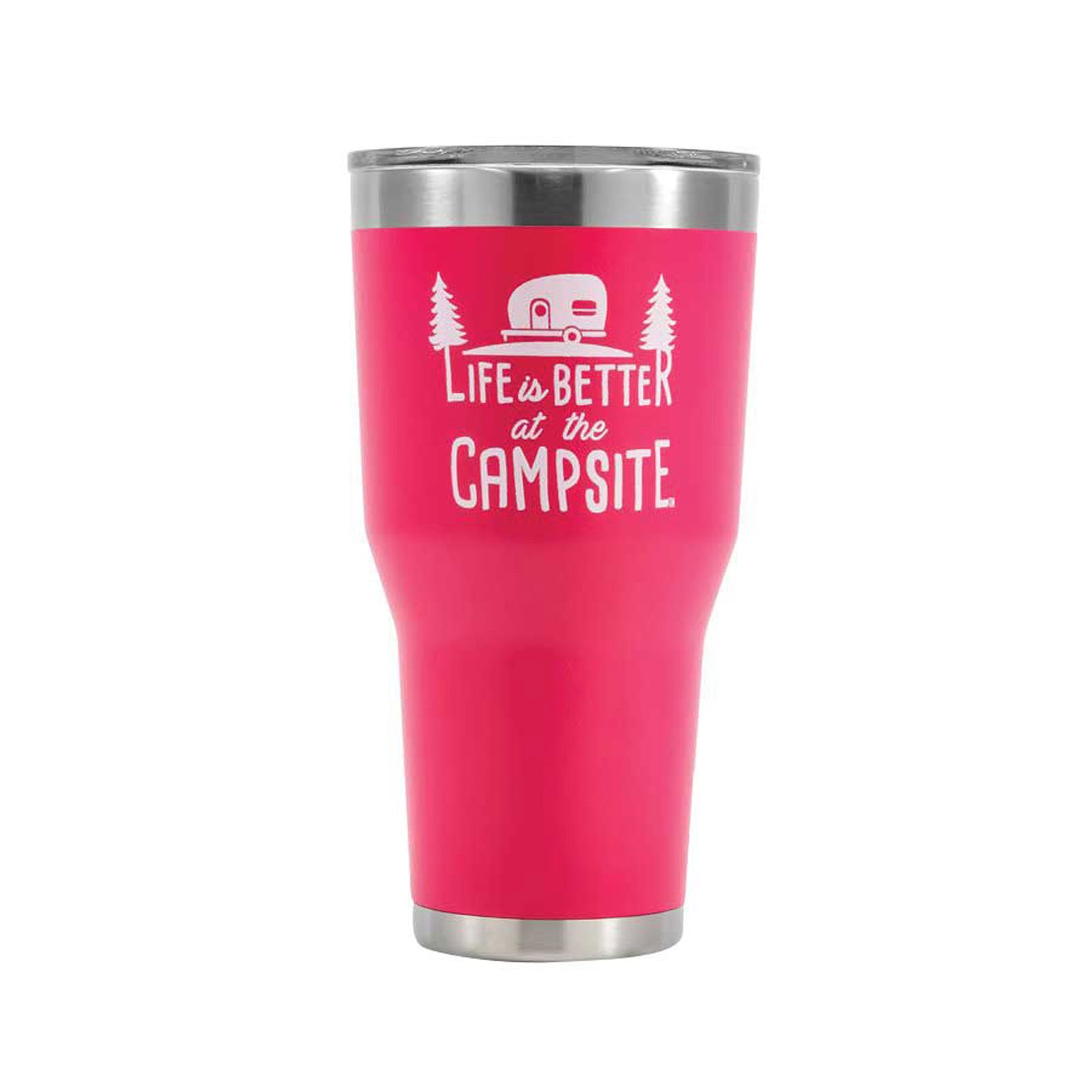Camco 53062 30 oz. Tumbler - Coral Pink