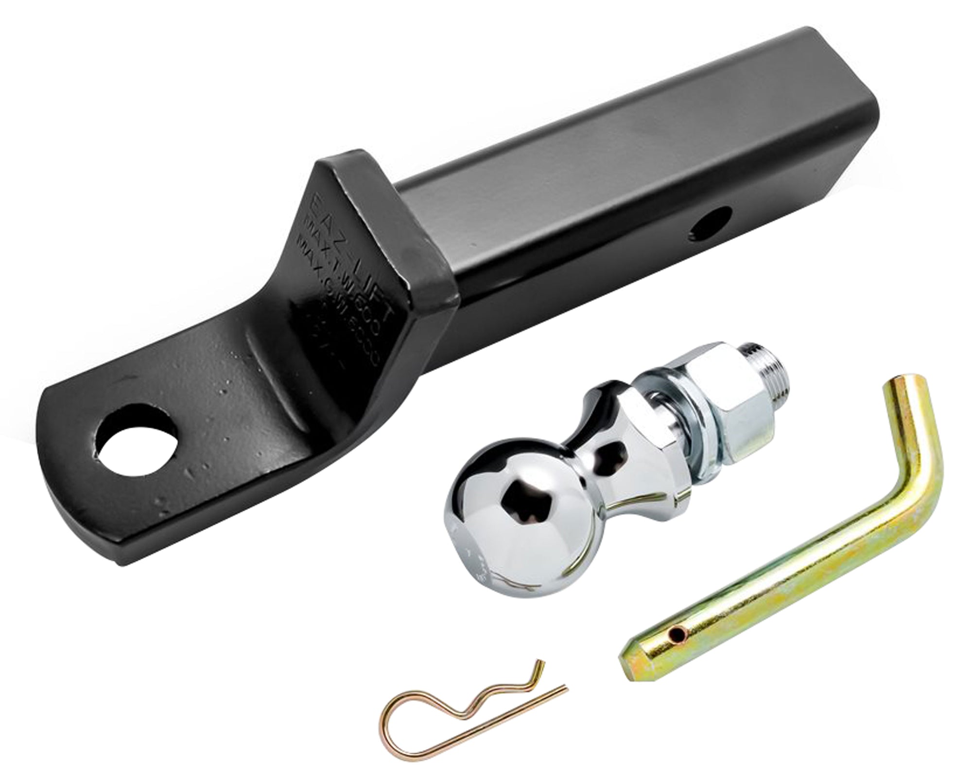 Camco 48274 Eaz-Lift Ball Mount Kit for 2" Hitch Receivers - 2" Ball (8" Length, 2" Drop, 0.75" Rise)