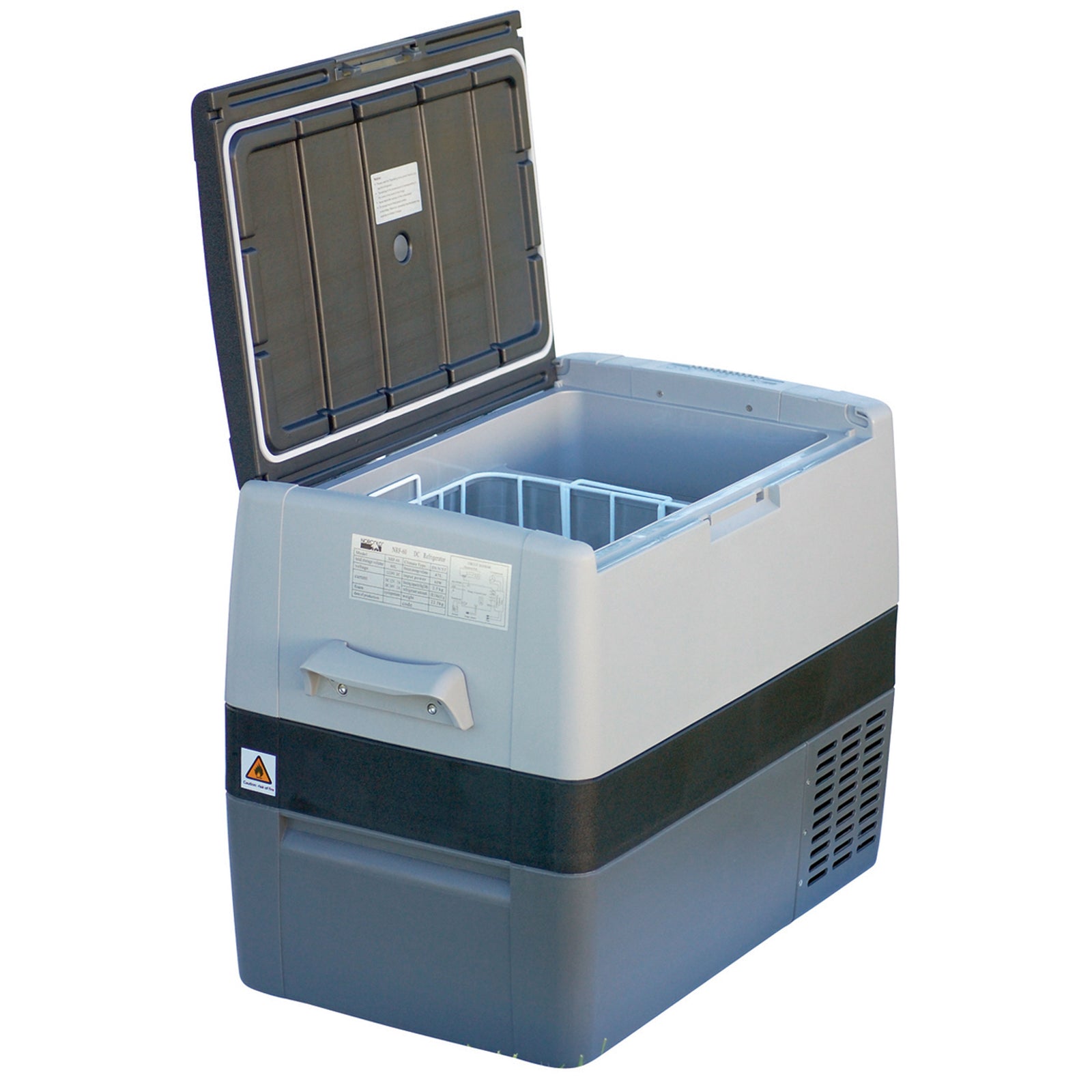 Norcold 634650 Stainless Steel Portable Refrigerator/Freezer - 12V AC Adapter