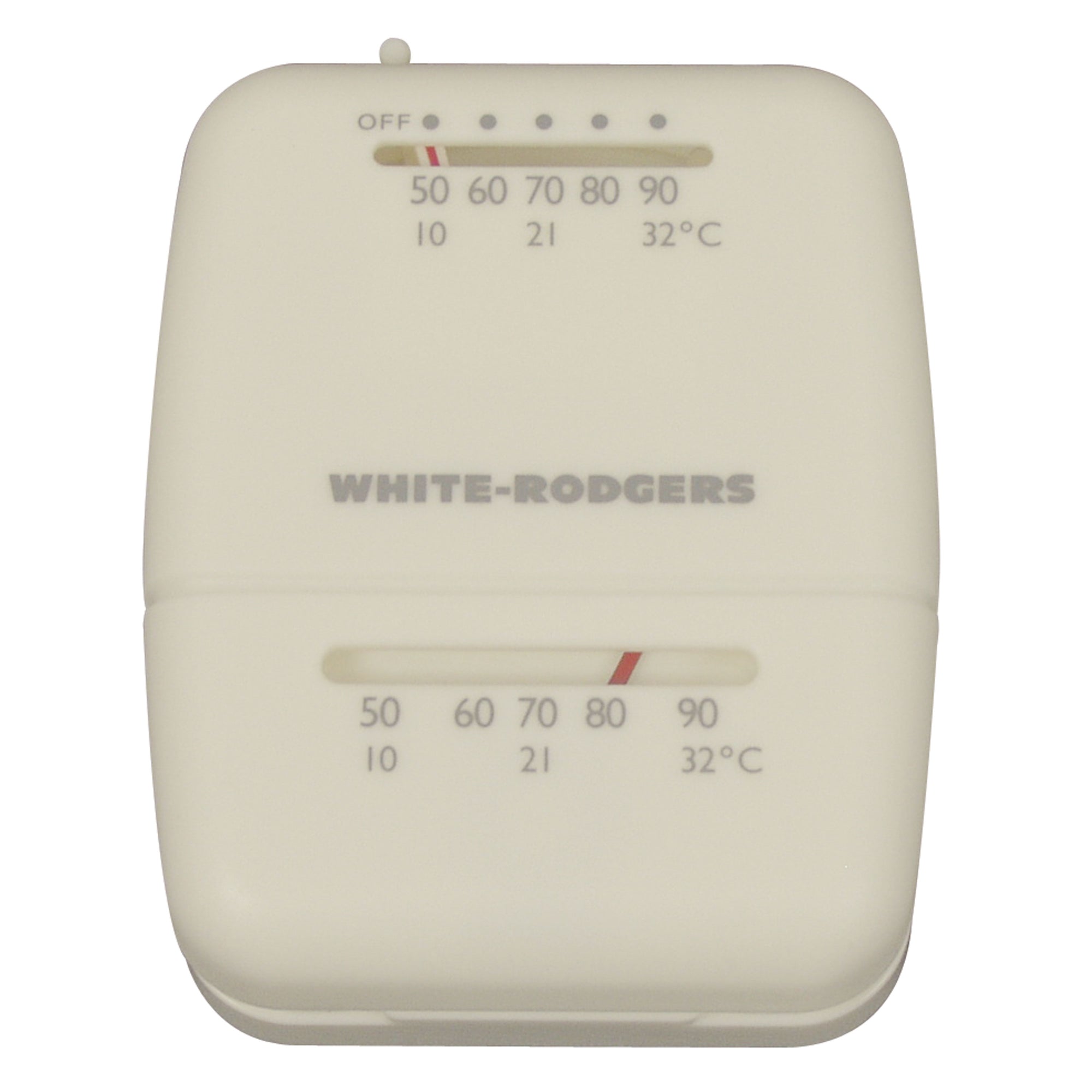 White-Rodgers 1C20101S1 White Rodgers Heating Thermostat - White