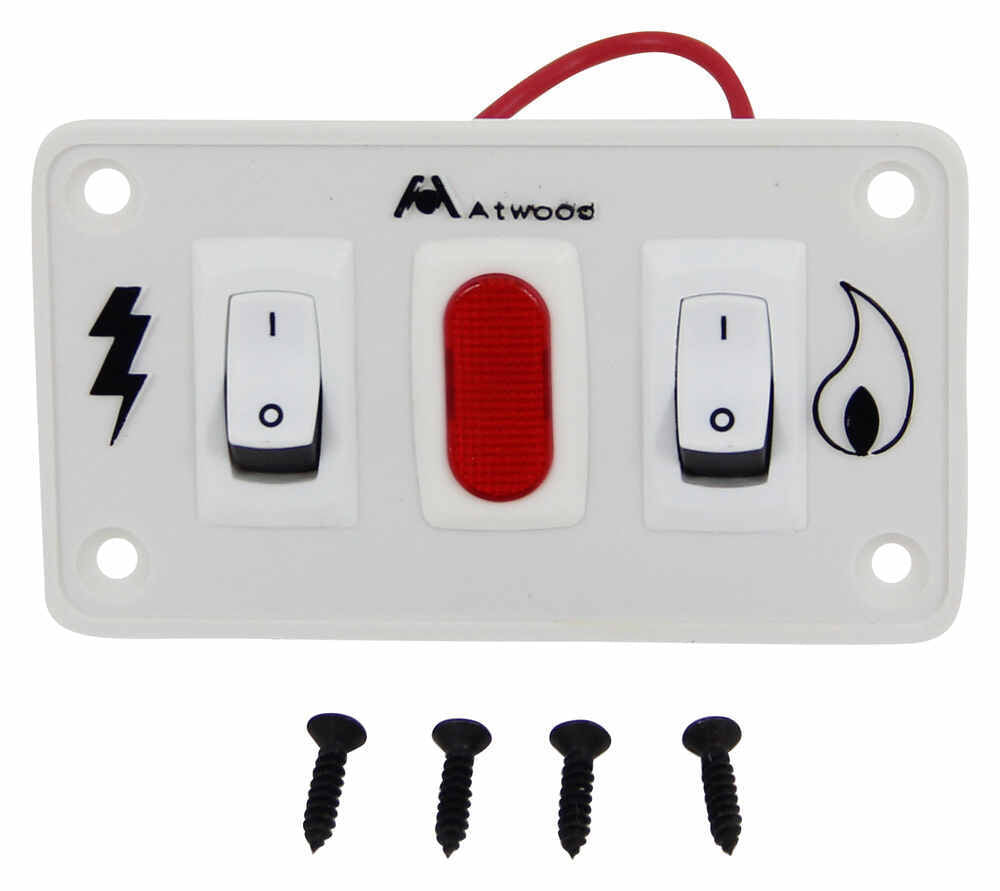 Atwood 91230 Kit, Switch Panel Dual - White