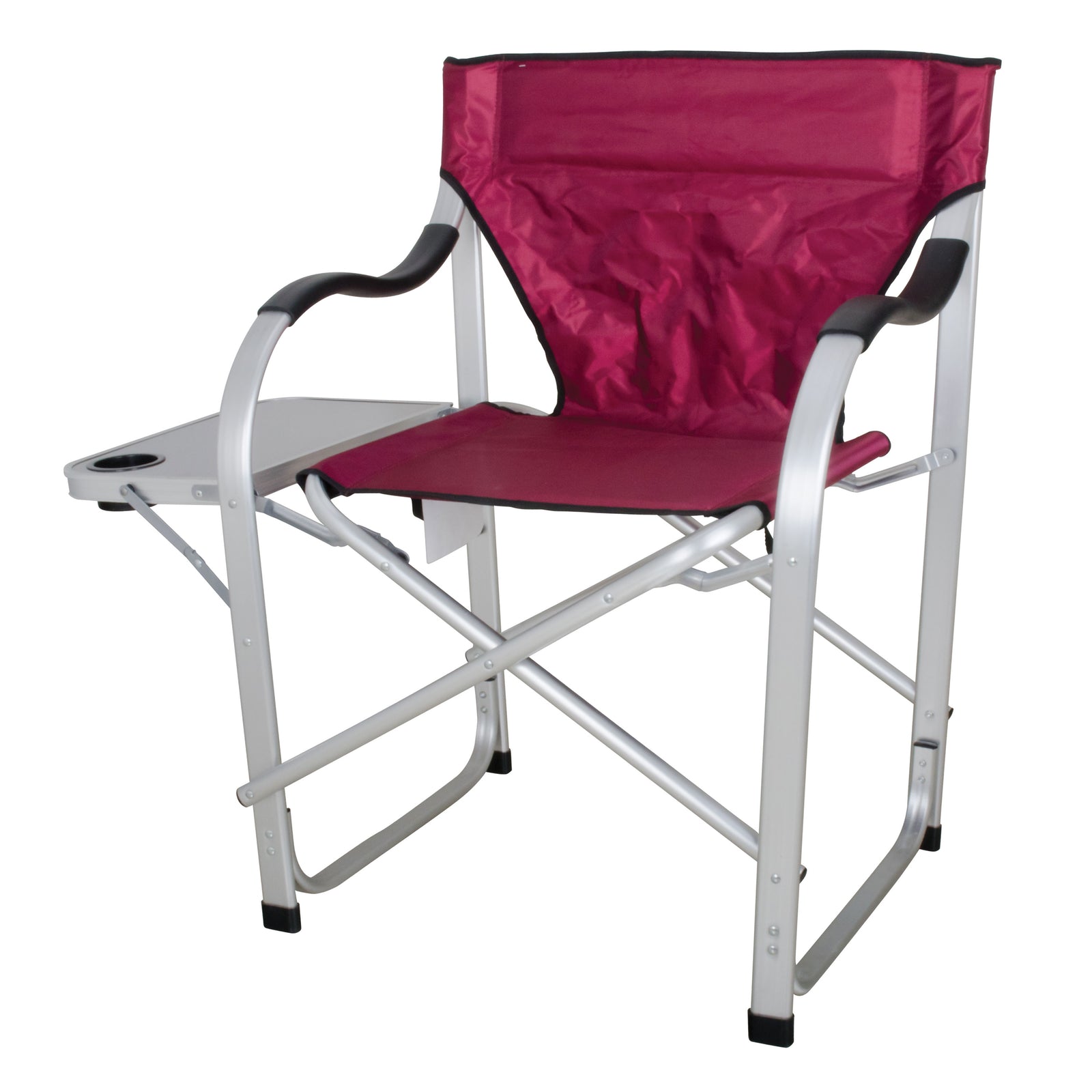 Ming's Mark SL1215 Stylish Camping Heavy-Duty Director's Chair - Burgundy
