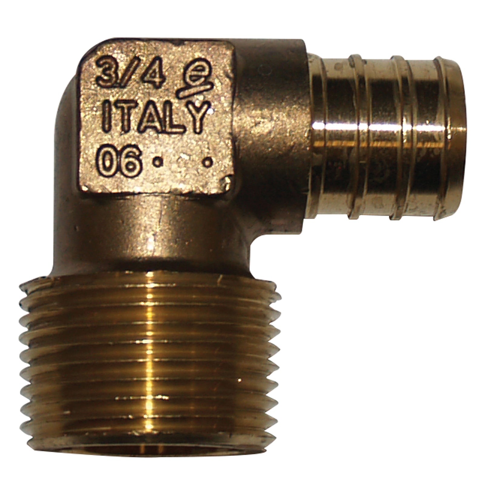 Flair-It 51148 Brass Elbow - 3/4" Barb x 3/4" MPT