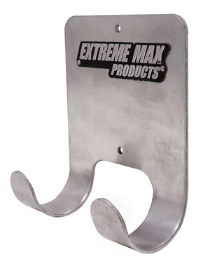 Extreme Max 5001.6079 Aluminum Push Broom Hanger Holder for Enclosed Trailer Shop Garage Storage - Silver