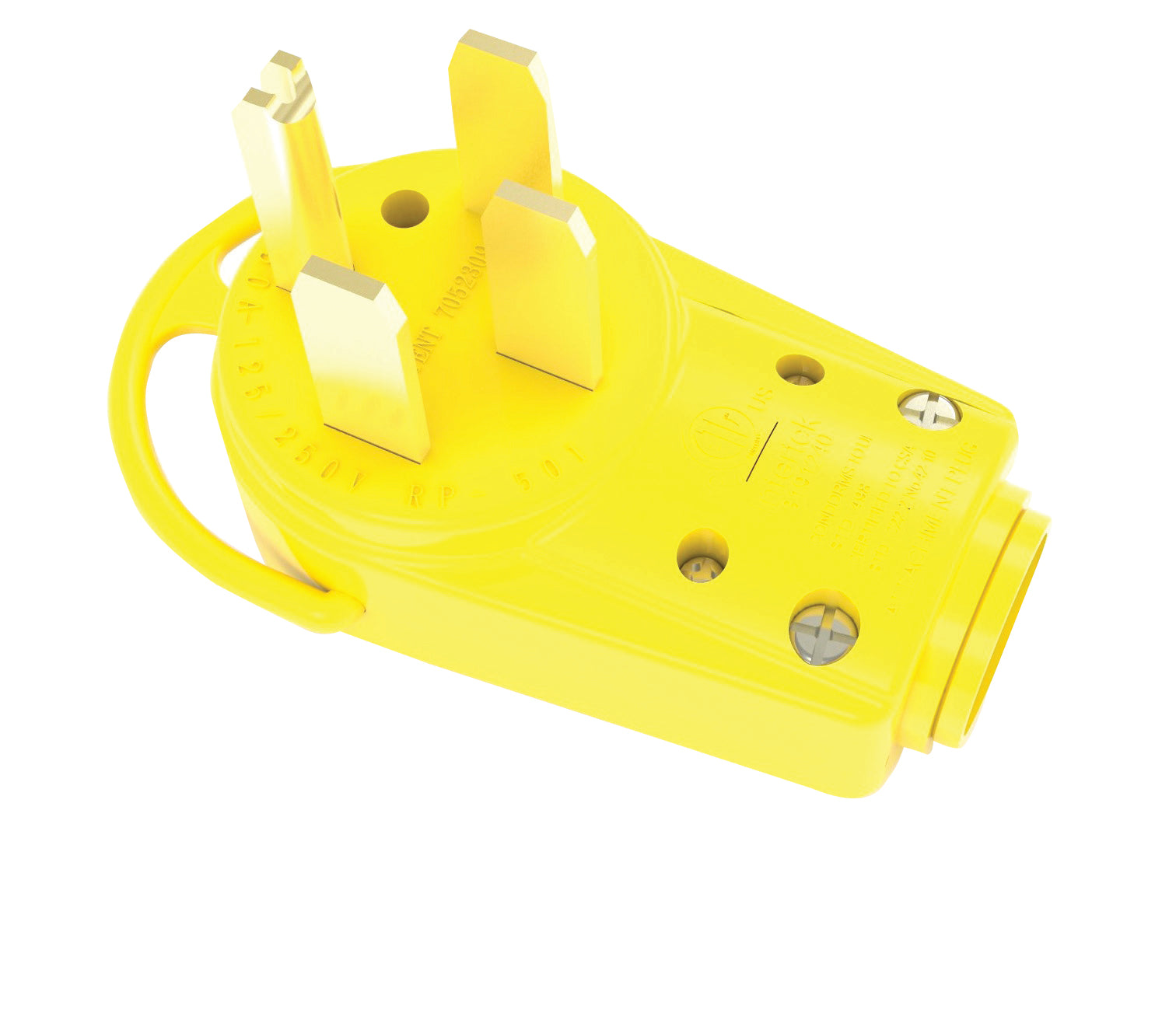 Lippert 381685 50A Male Replacement Plug W/Handle (Furrion)