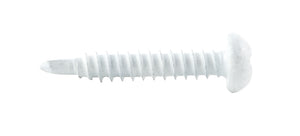 AP Products 012-PTK500W 8X1-1/2 White #8 Self-Tapping Pan Head Tri-Screws - 1.5", 500 Pack