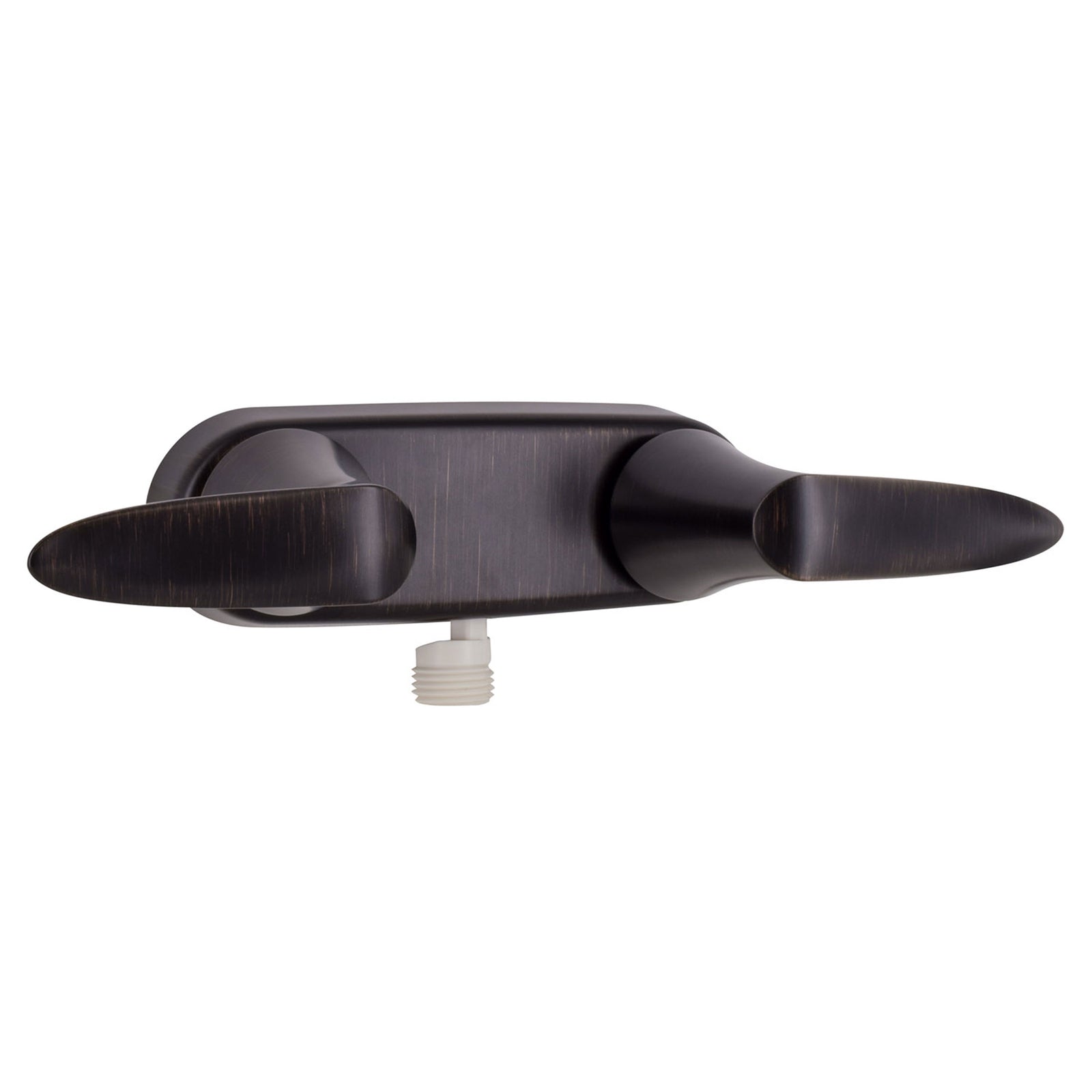 PF223503 Shower Valve 4" D-Spud Rubbed Bronze 2-Lever Handle