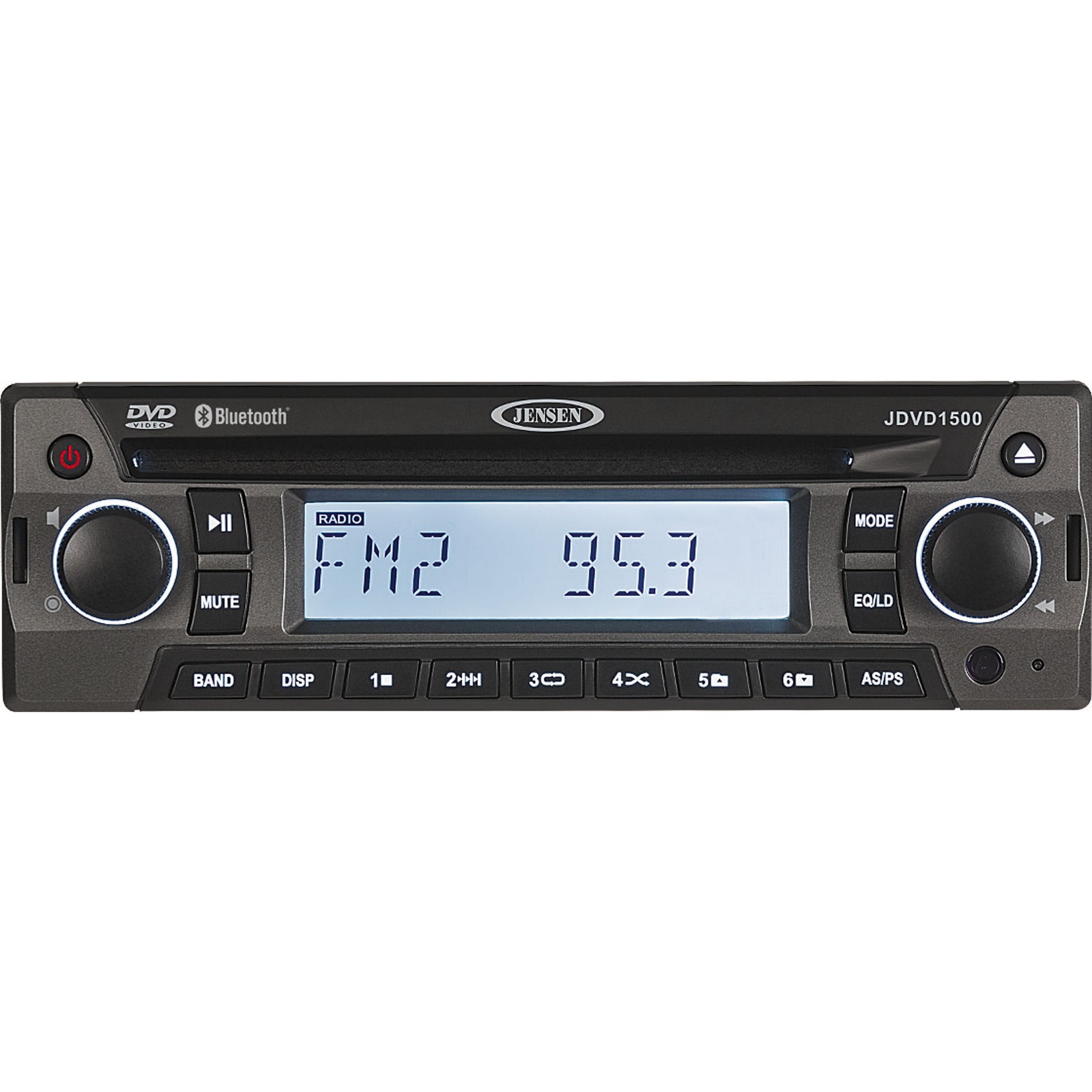 Jensen JDVD1500 12 Volt AM/FM/CD/DVD/Bluetooth Player