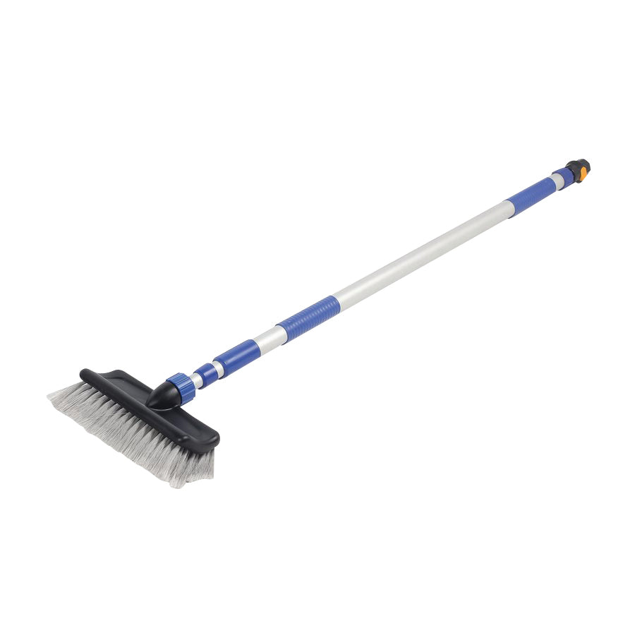 Camco 41960 Wash Brush W/ Flow Through Push Button Handle