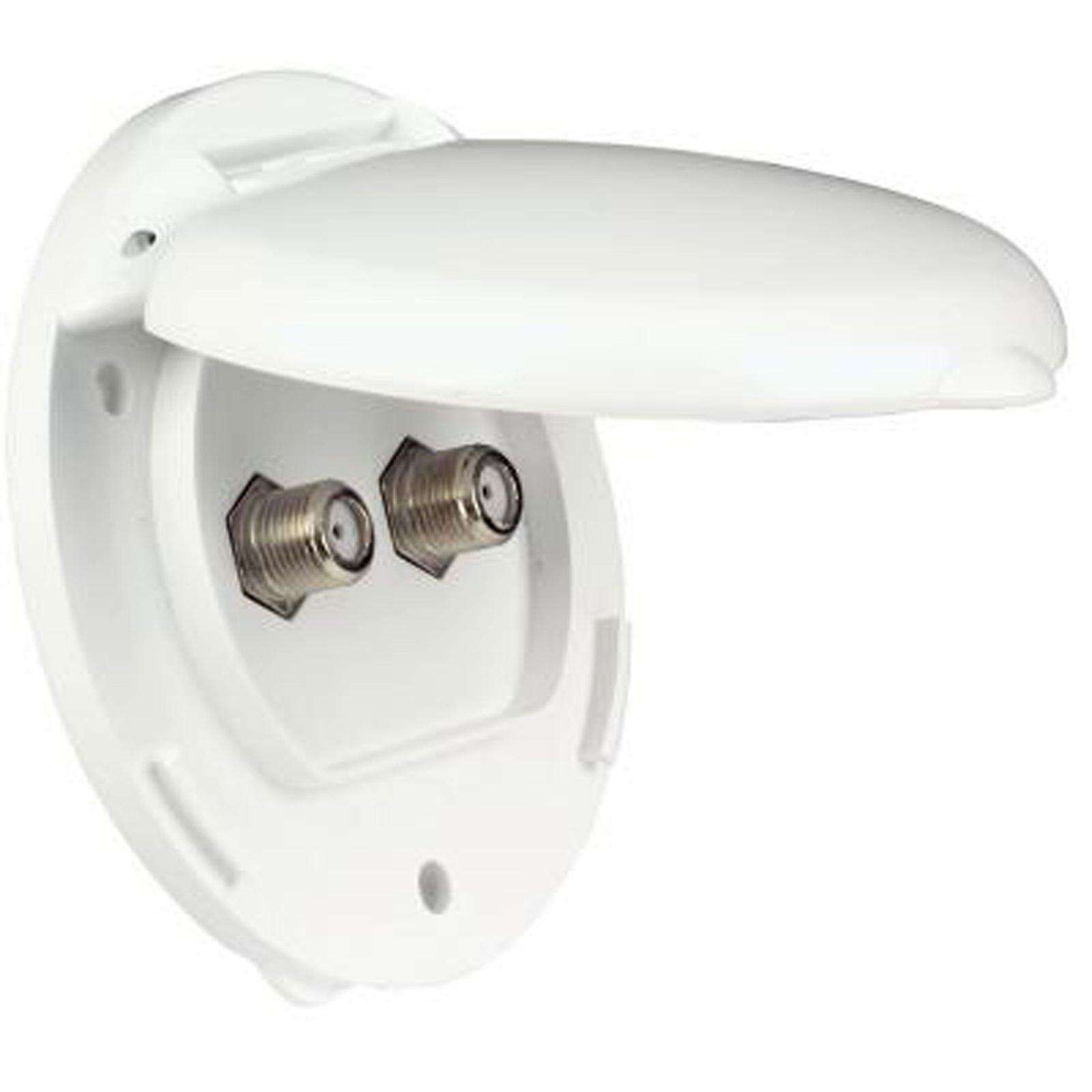 Thetford 94324 Compact Dual Cable Tv Plate