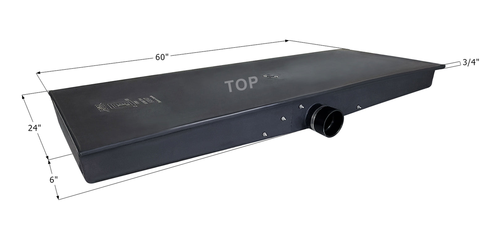 Icon 14252 Holding Tank H3547 for Jayco 5th Wheel Travel Trailer - 60" x 24" x 6", 22 Gallon