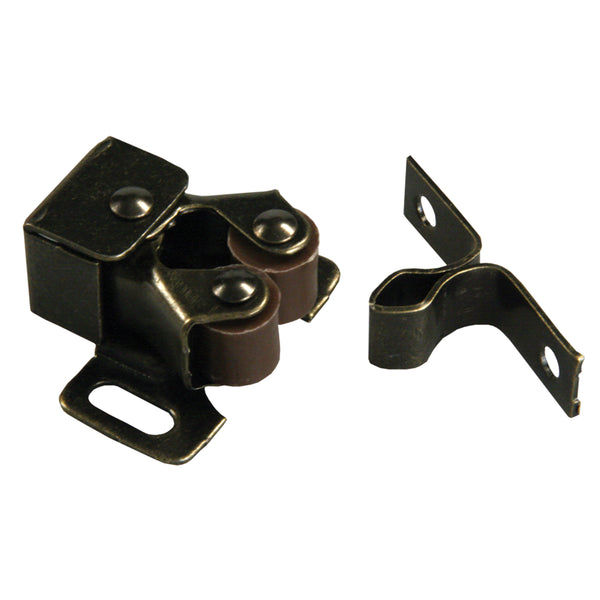 JR Products 70235 Double Roller Catch with Prong Hilltop
