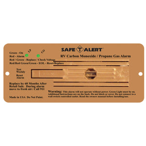 Safe-T-Alert by MTI Industries 35-741-WT Dual LP/CO Alarm - 12V, 35 Series Surface Mount, White