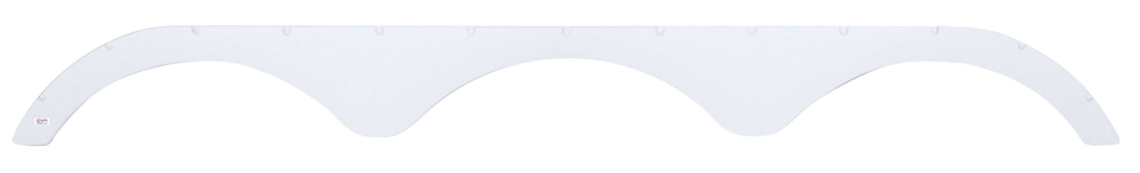 Icon 12327 Triple Axle Fender Skirt FS1931 for Heartland - Black