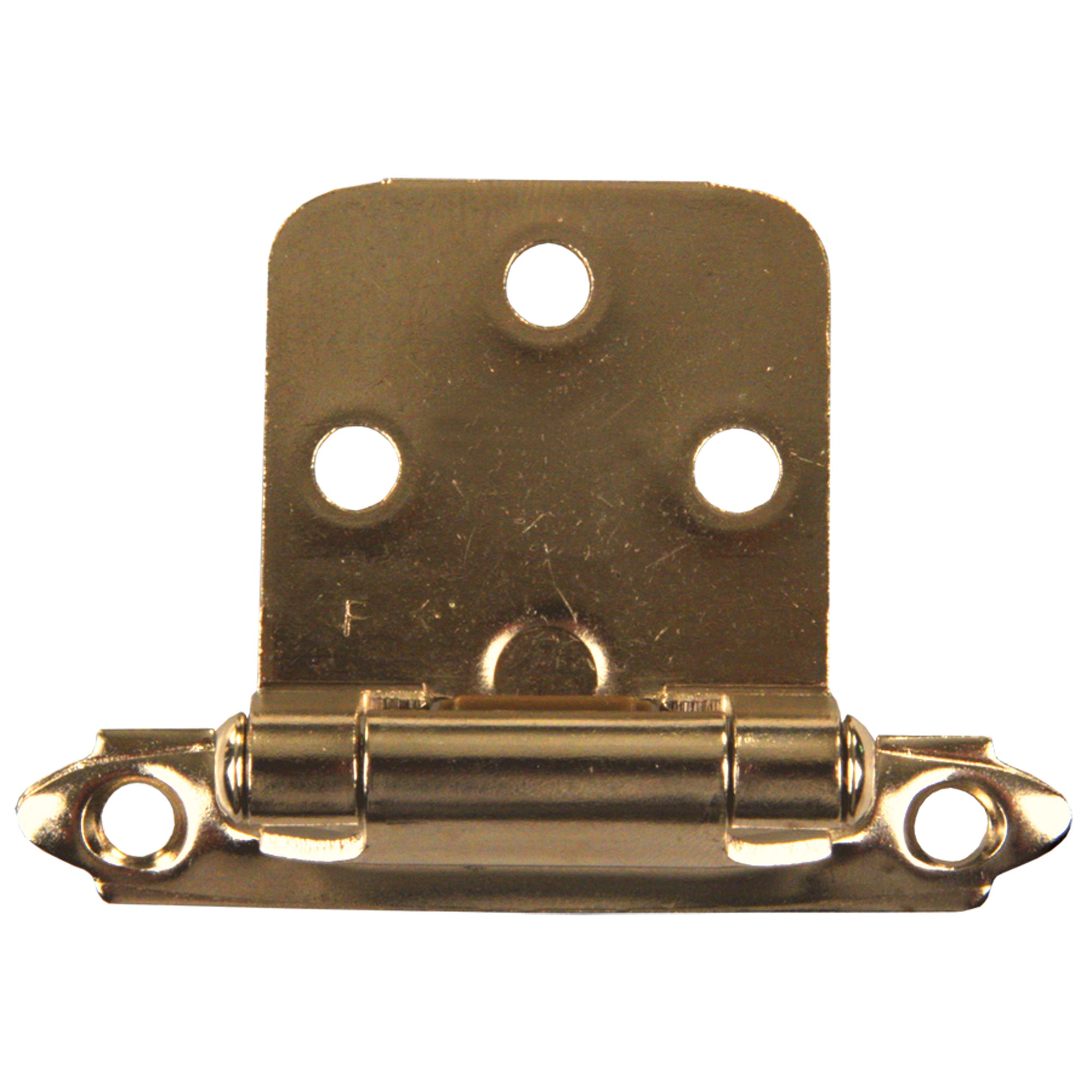 JR Products 70585 Self-Closing Flush Mount Hinge - Antique Brass