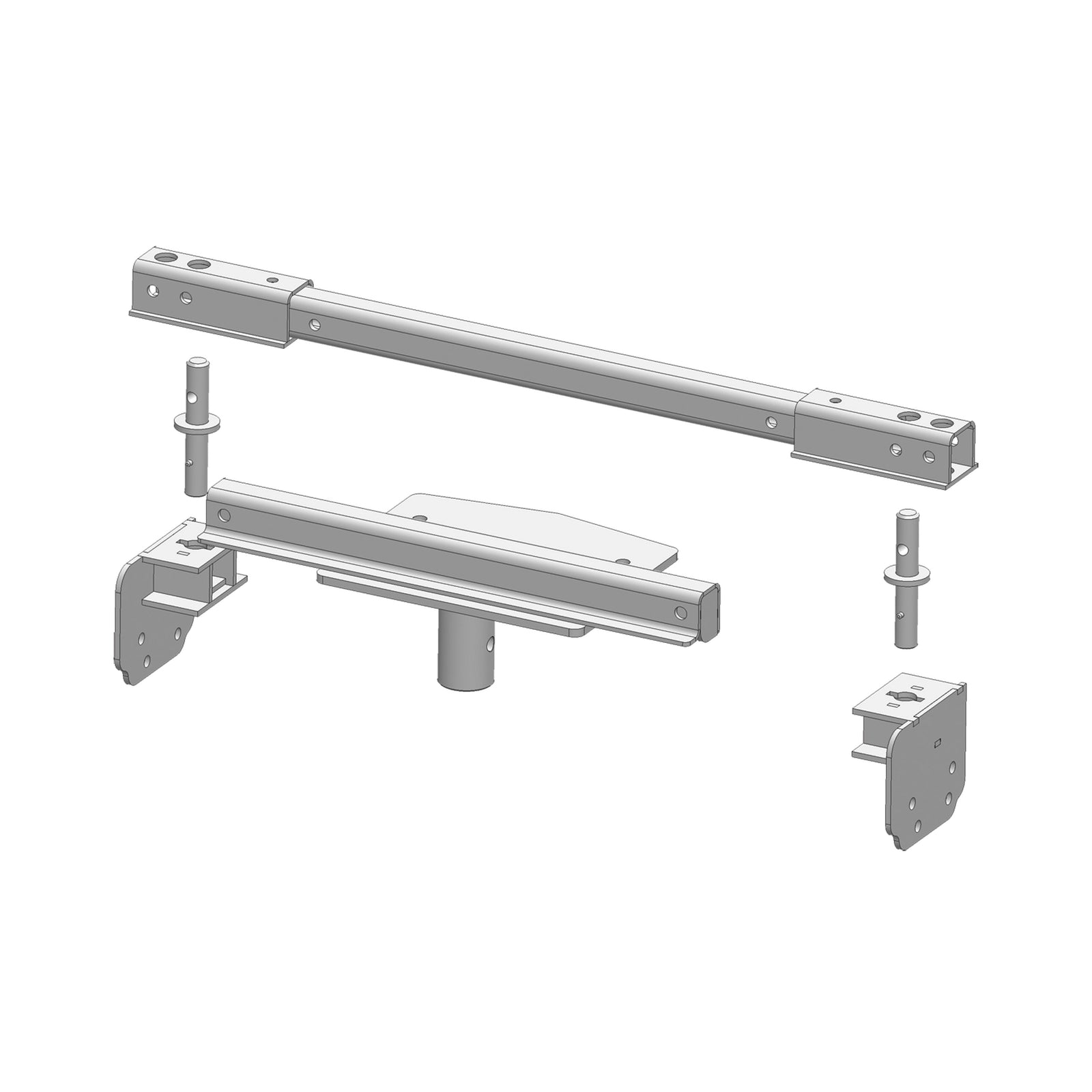 PullRite 4433 SuperGlide B&W Adapter Mounting Kit - 2003-2012 Dodge 2500 & 3500 Trucks