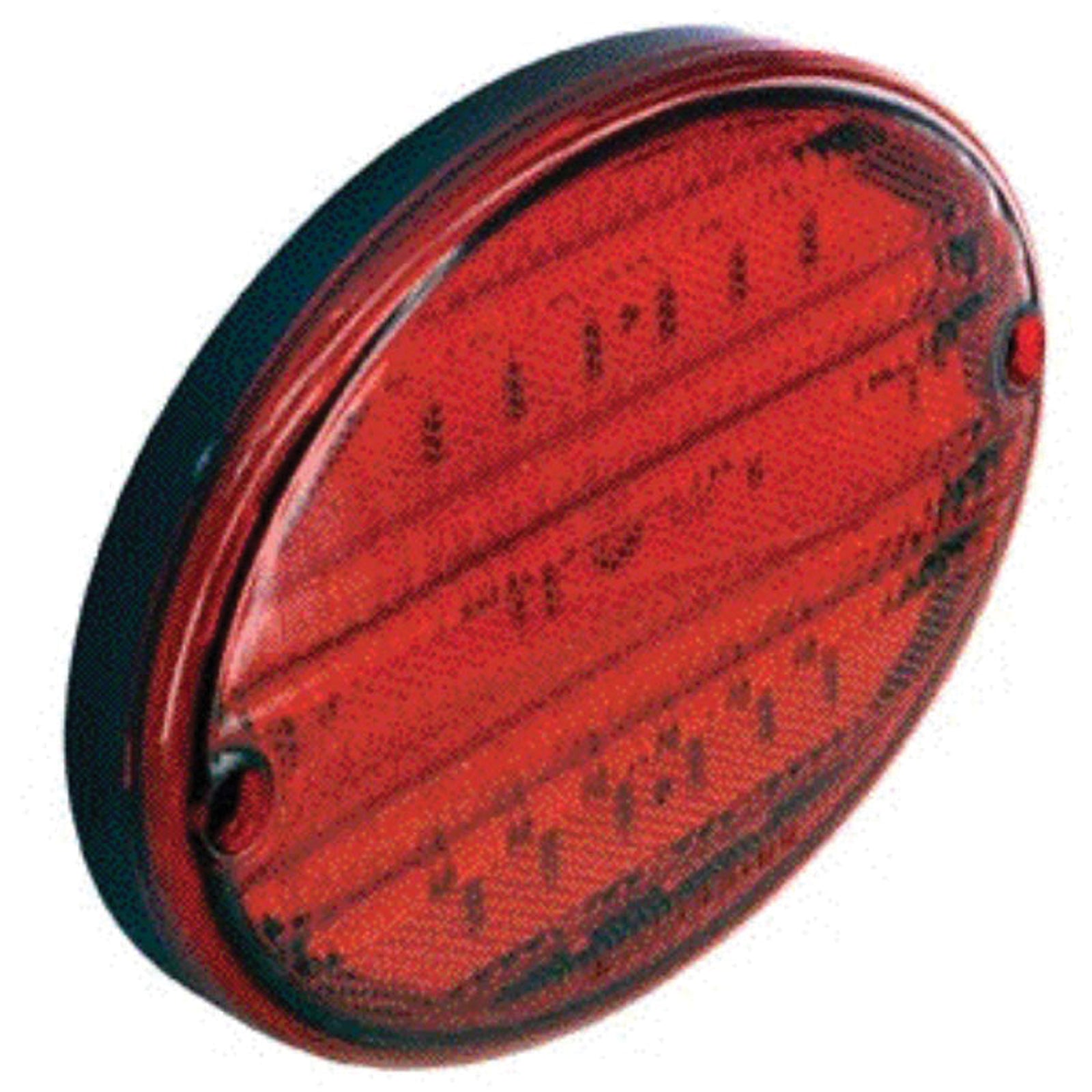 Diamond Group DG52448PB LED Exterior Tail Light - 52 Diode, 3-Wire, Red, Oval