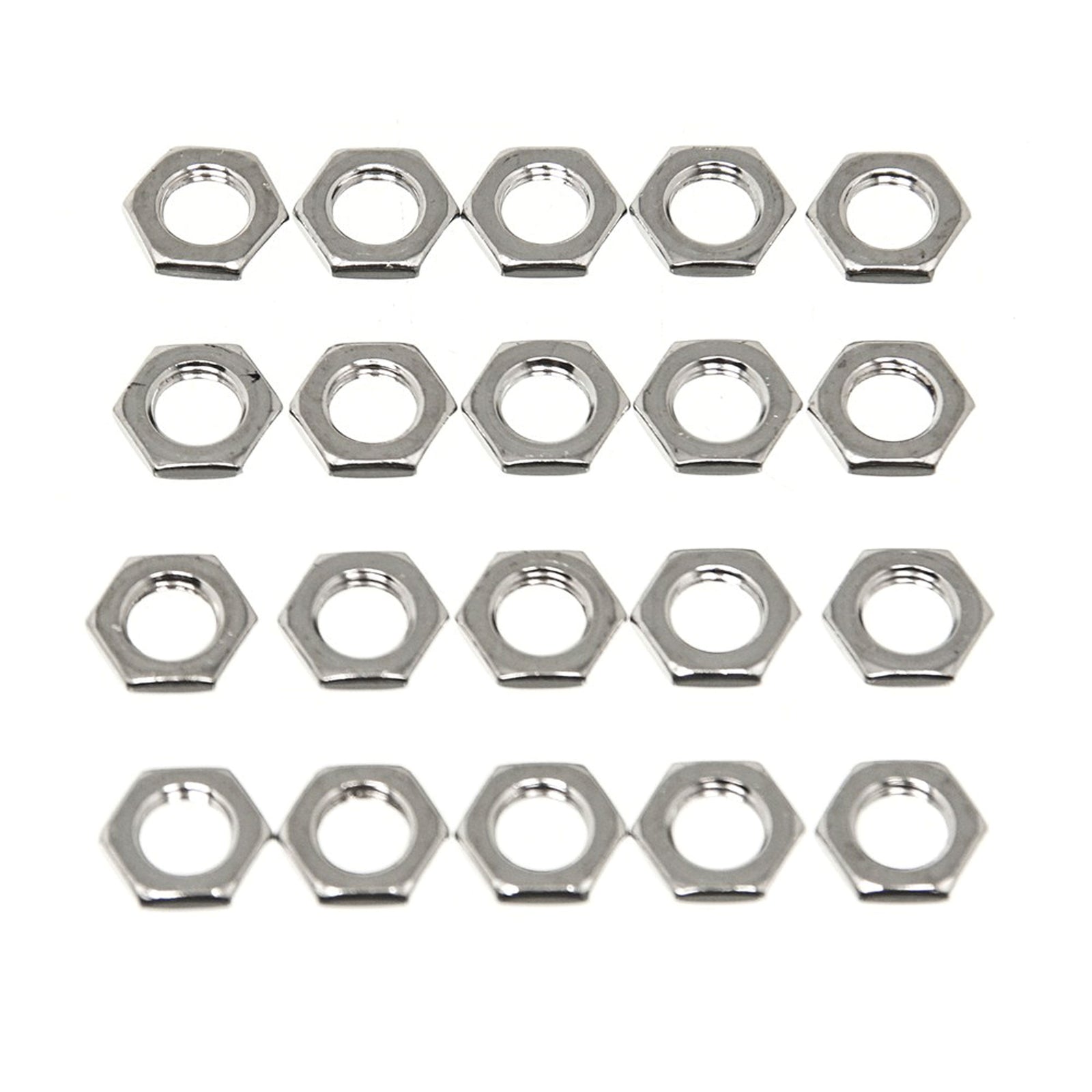 Wheel Masters 9022-20 Hardware, 5/16" - 32 Nut Nickel Plated - 20 Pack