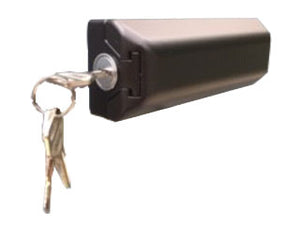 Milenco MIL-0529 Van Door Lock - Black, Single with 2 Keys