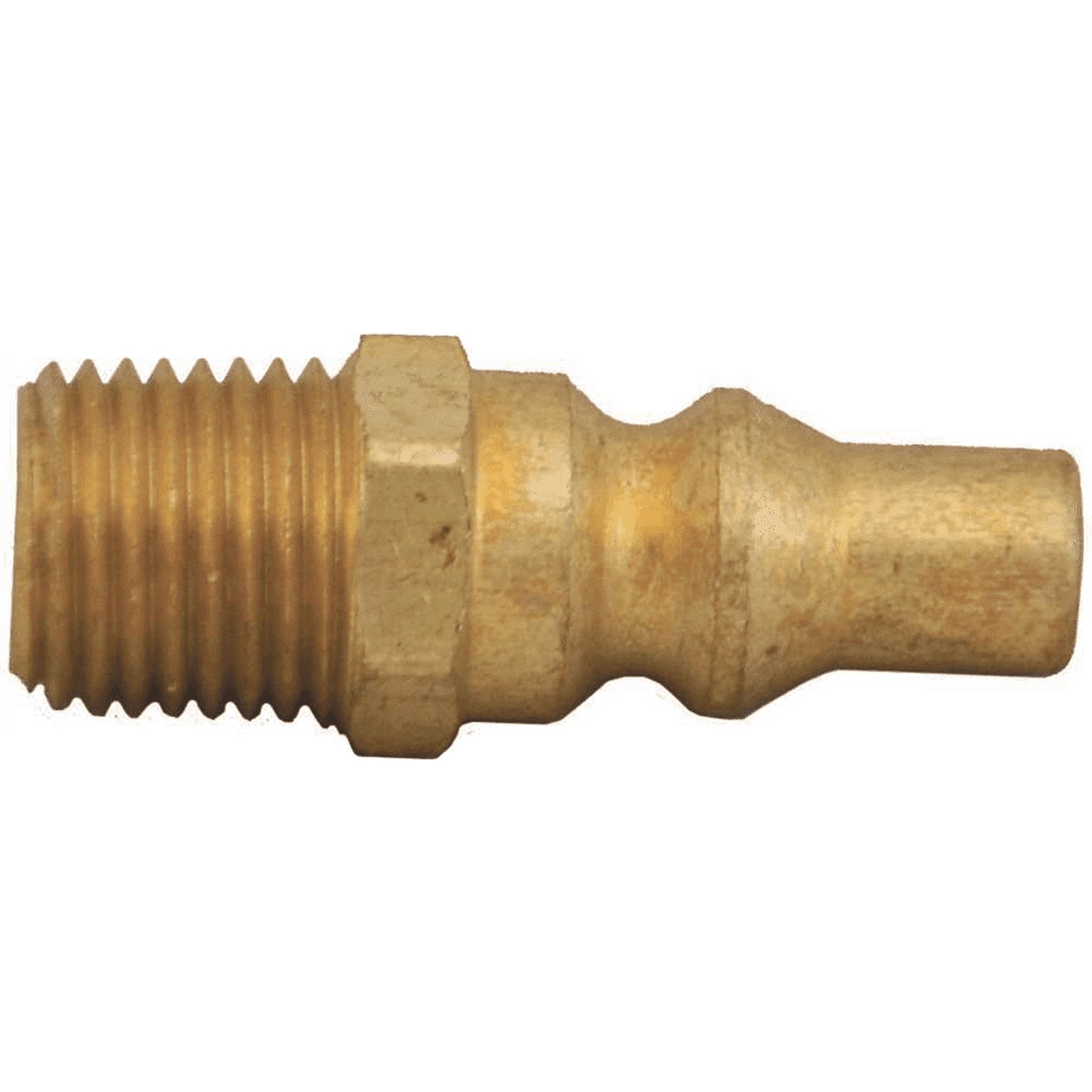 Marshall Excelsior ME-GMC4-02 Quick Disconnect Fitting Full Flow Male Plug - QD 1/4" MPT Nipple