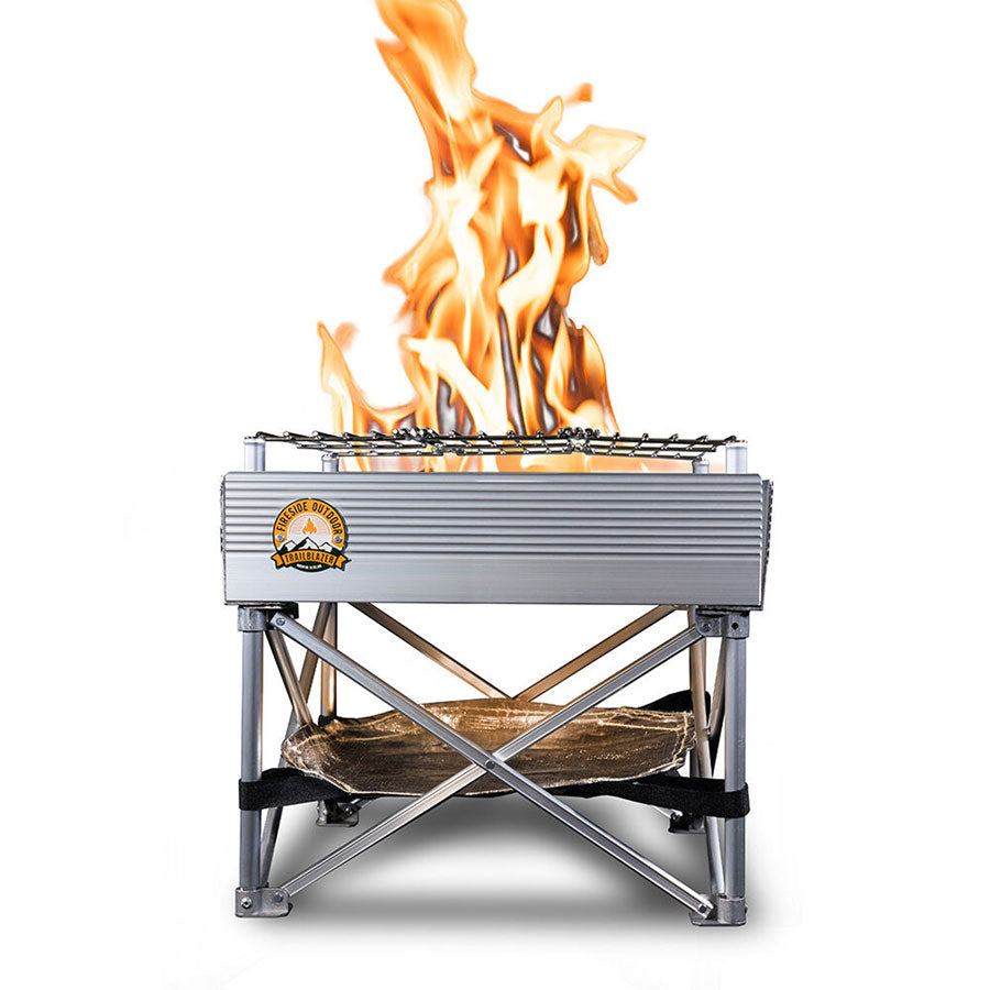 Fireside Outdoor CB005 Trailer Blazer Pop-Up Pit with Heat Shield