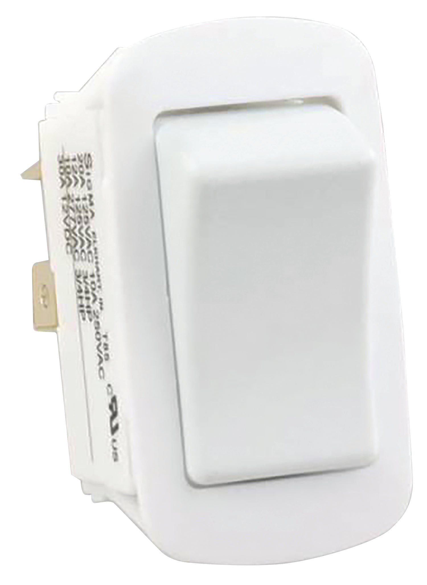 JR Products 14015 Water-Resistant SPST On/Off Switch - White