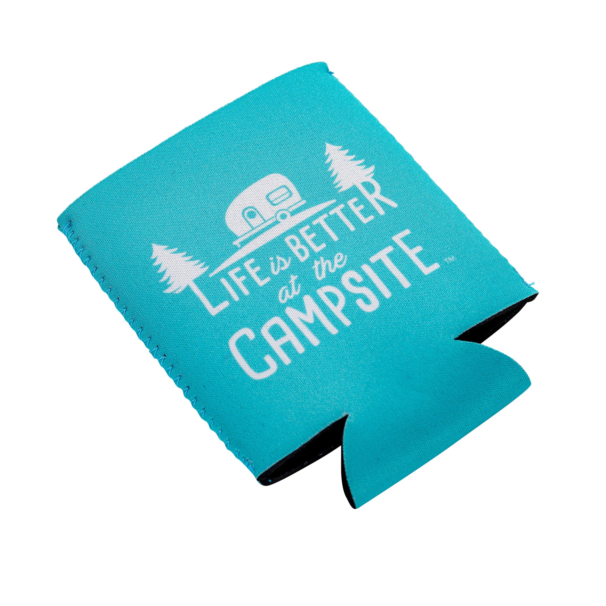 Camco 53249 "Life is Better at the Campsite" Can Sleeve - Teal Logo