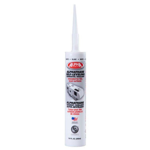 Alpha Systems 862215 ALPHATHANE 5121 100% Solids Self-Leveling Sealant - 9.8 oz. Tube, White