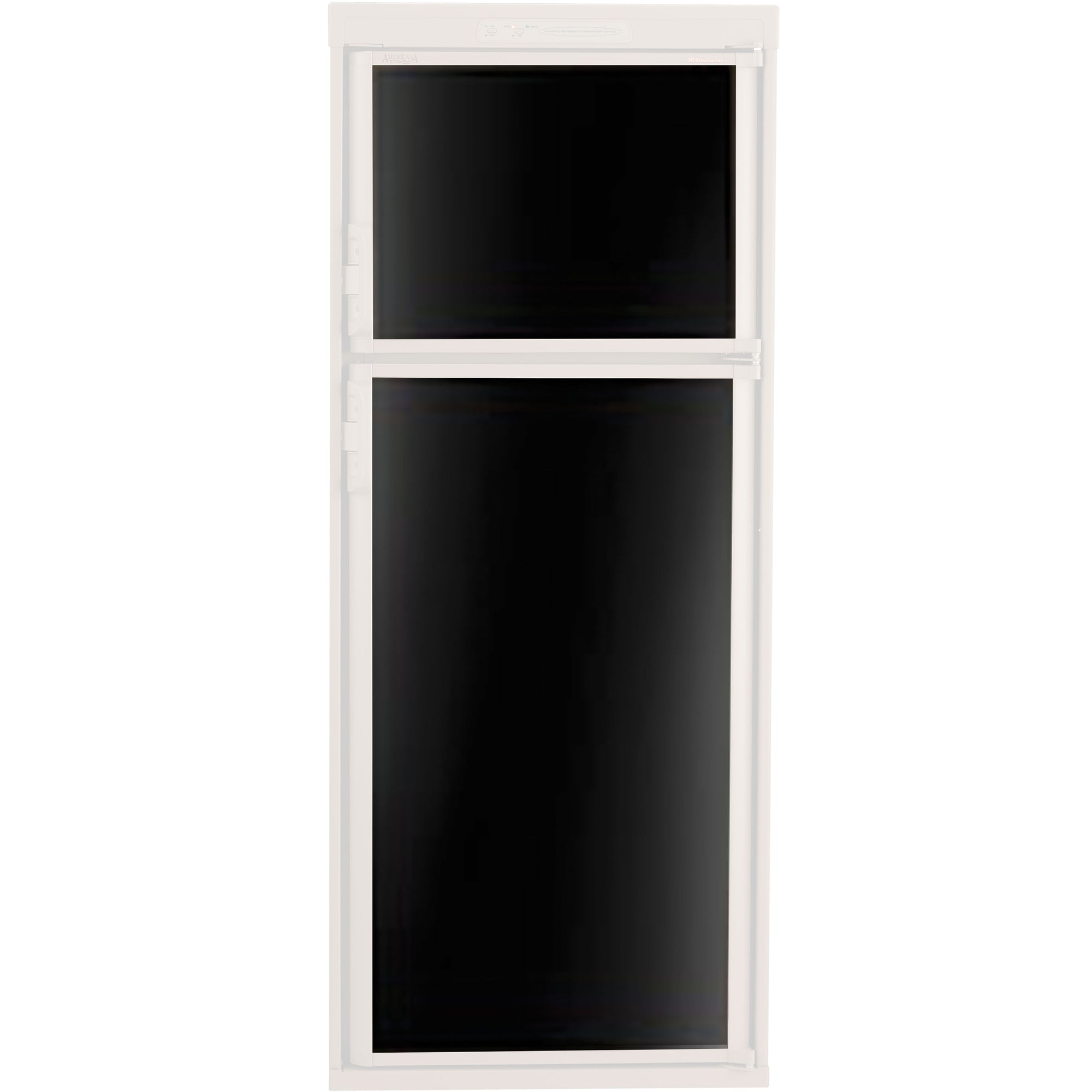 Dometic 3106863.131C Refrigerator Door Panel, Both Panels for 7732/7832 - Black Acrylic