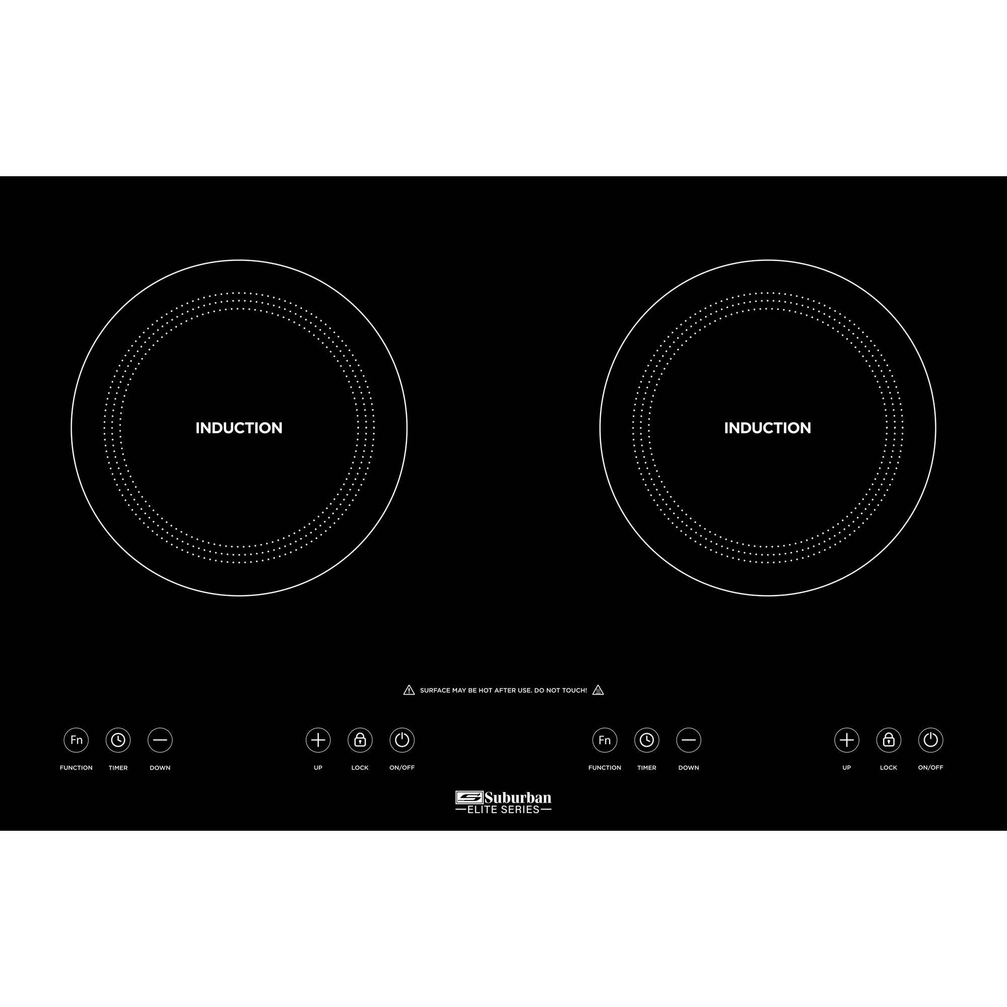 Suburban 3309A Induction Cooktop Double