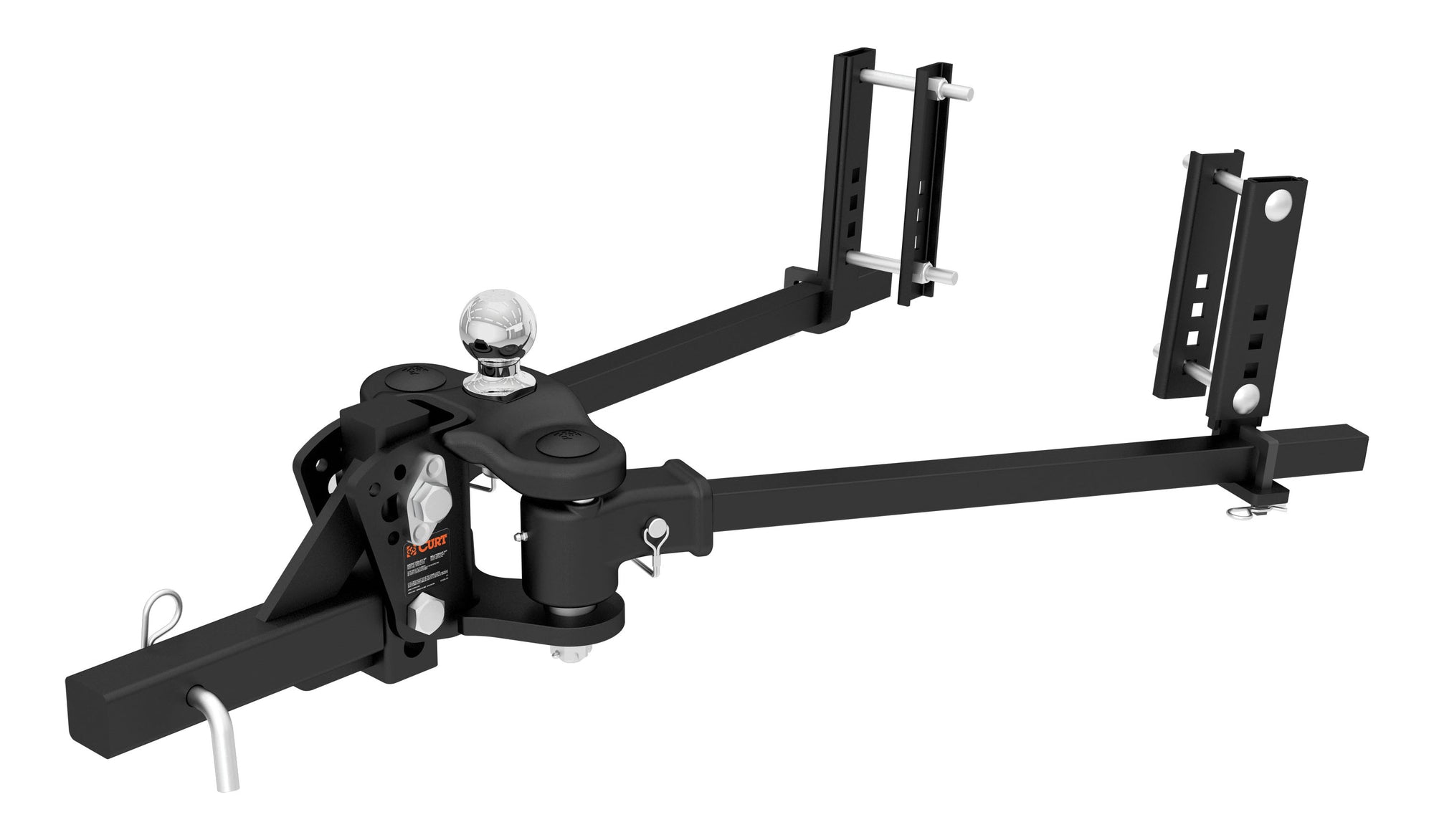 CURT 17500 TruTrack Weight Distribution Hitch with Sway Control - 2" Shank, 2-5/16" Ball, Up to 10,000 lbs.