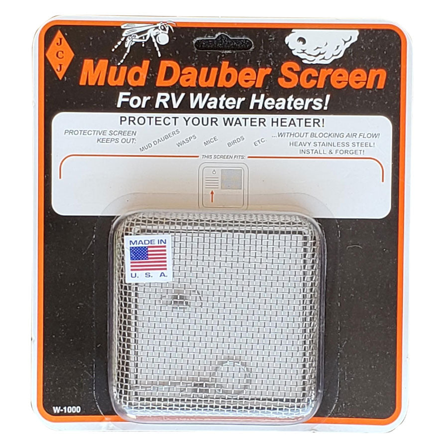 JCJ Enterprises W-1000 Mud Dauber Screen for Suburban Water Heaters with 4" Louver Vent