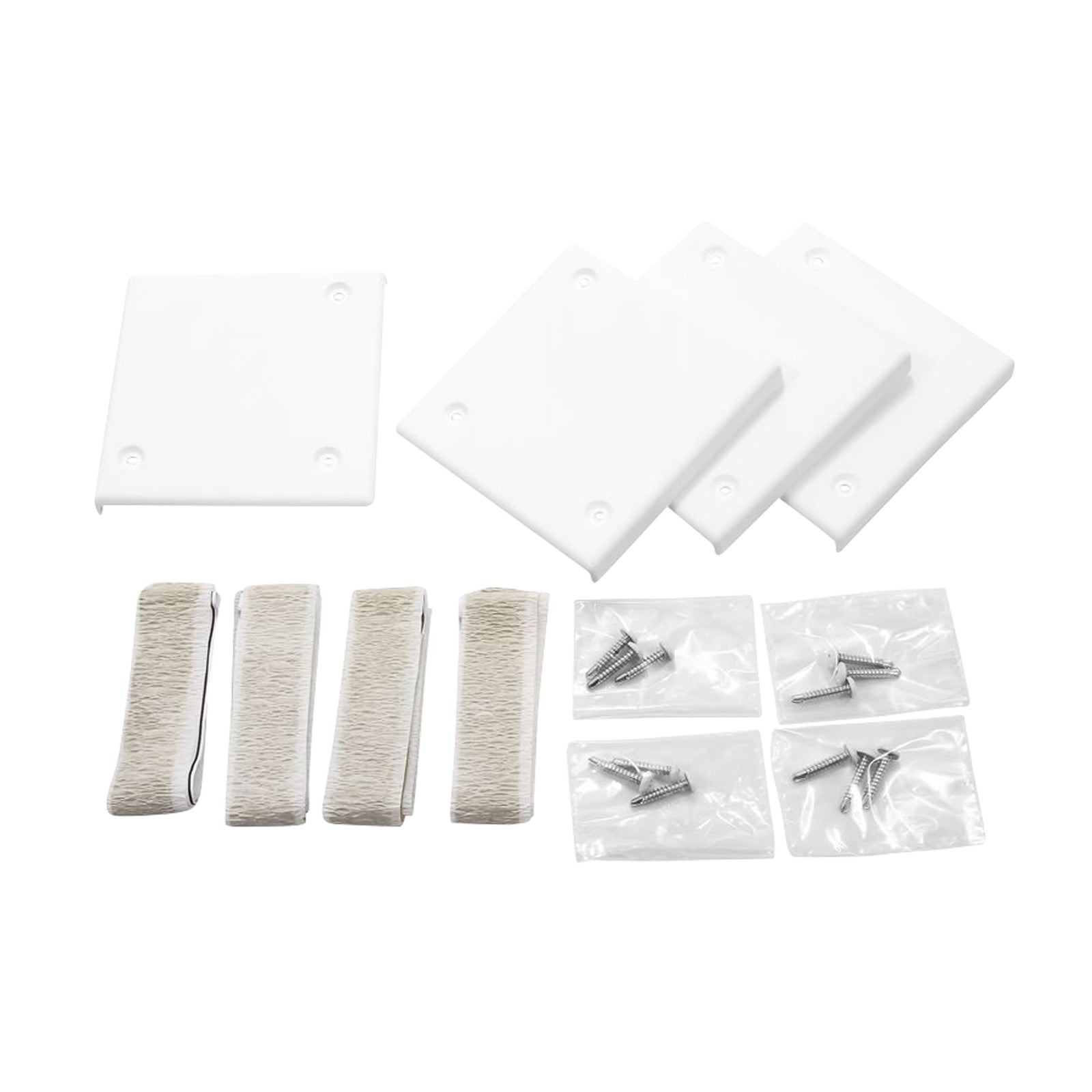 Camco 42216 Slideout Corner Plates White