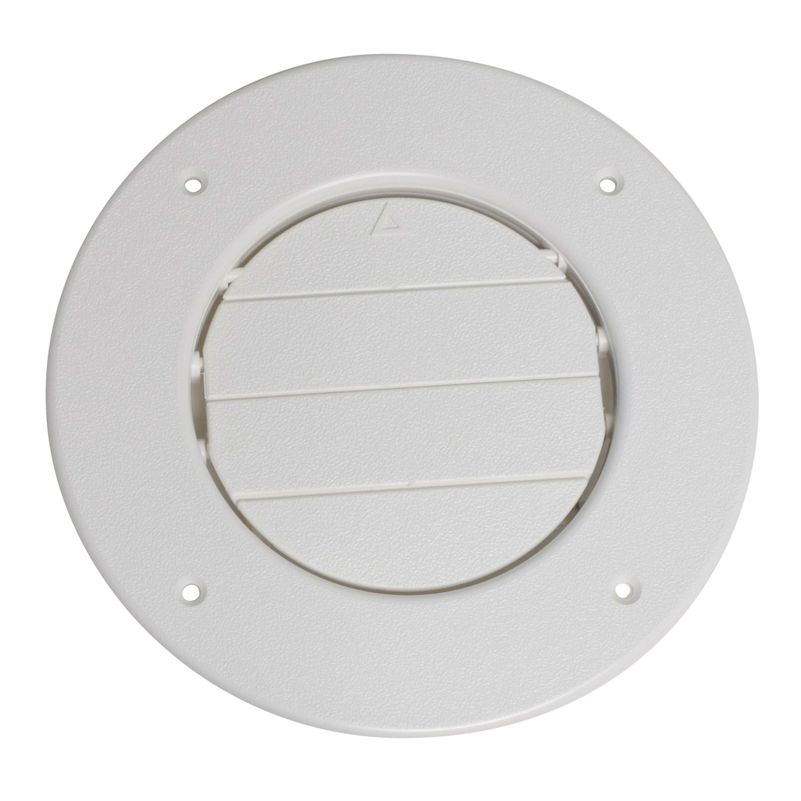 Valterra A10-3357VP Rotating/Dampered Heating and A/C Register - 4" ID x 7" OD, White