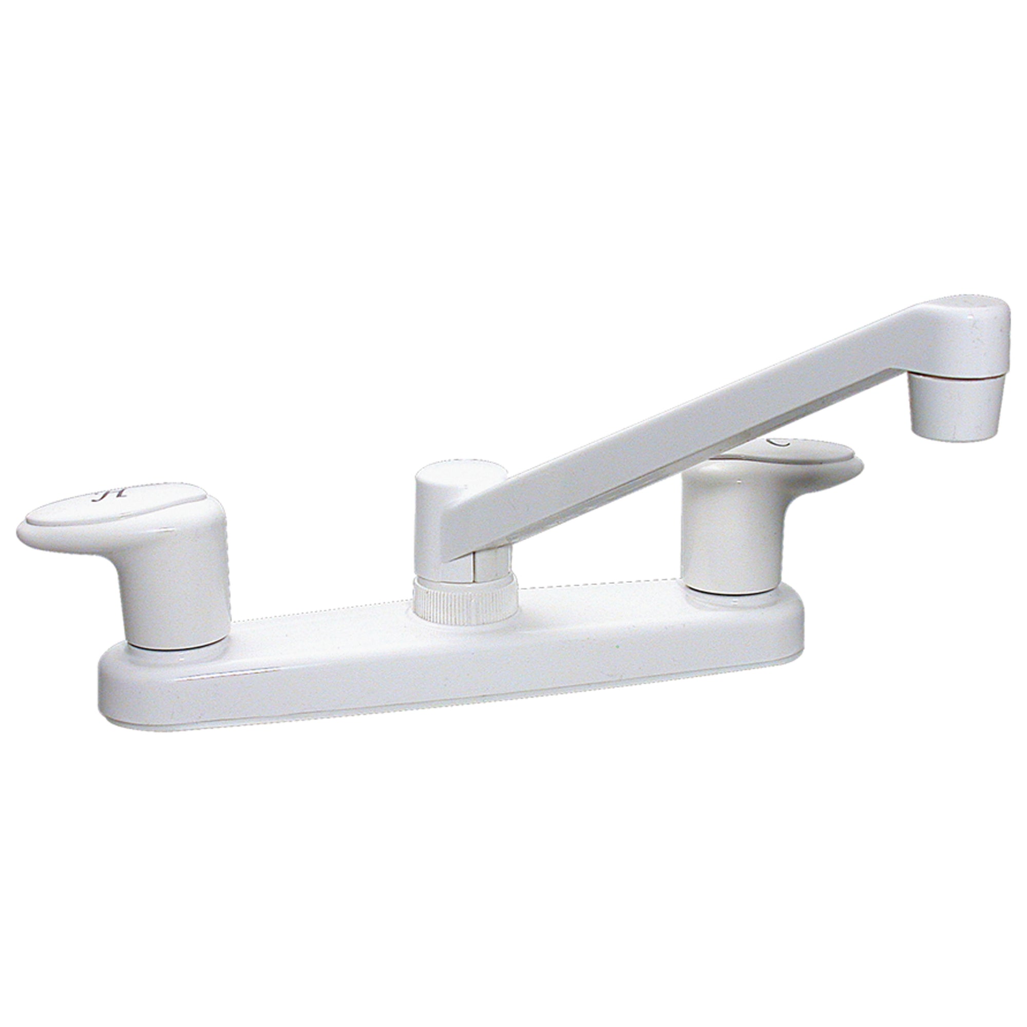 Phoenix Faucets PF221201 Catalina Two-Handle 8" Kitchen Faucet with 8" Standard Spout - White