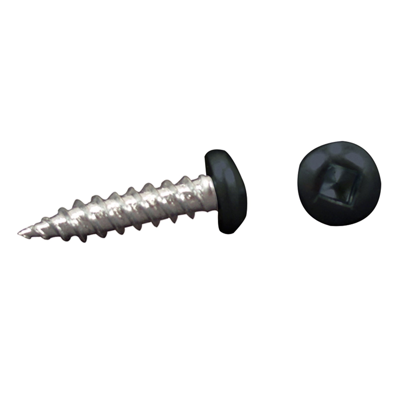 AP Products 012-PSQ50 BL 8 X 1- 1/2 Black Finish #8 Pan Head Screw, 1-1/2" / Pack of 50