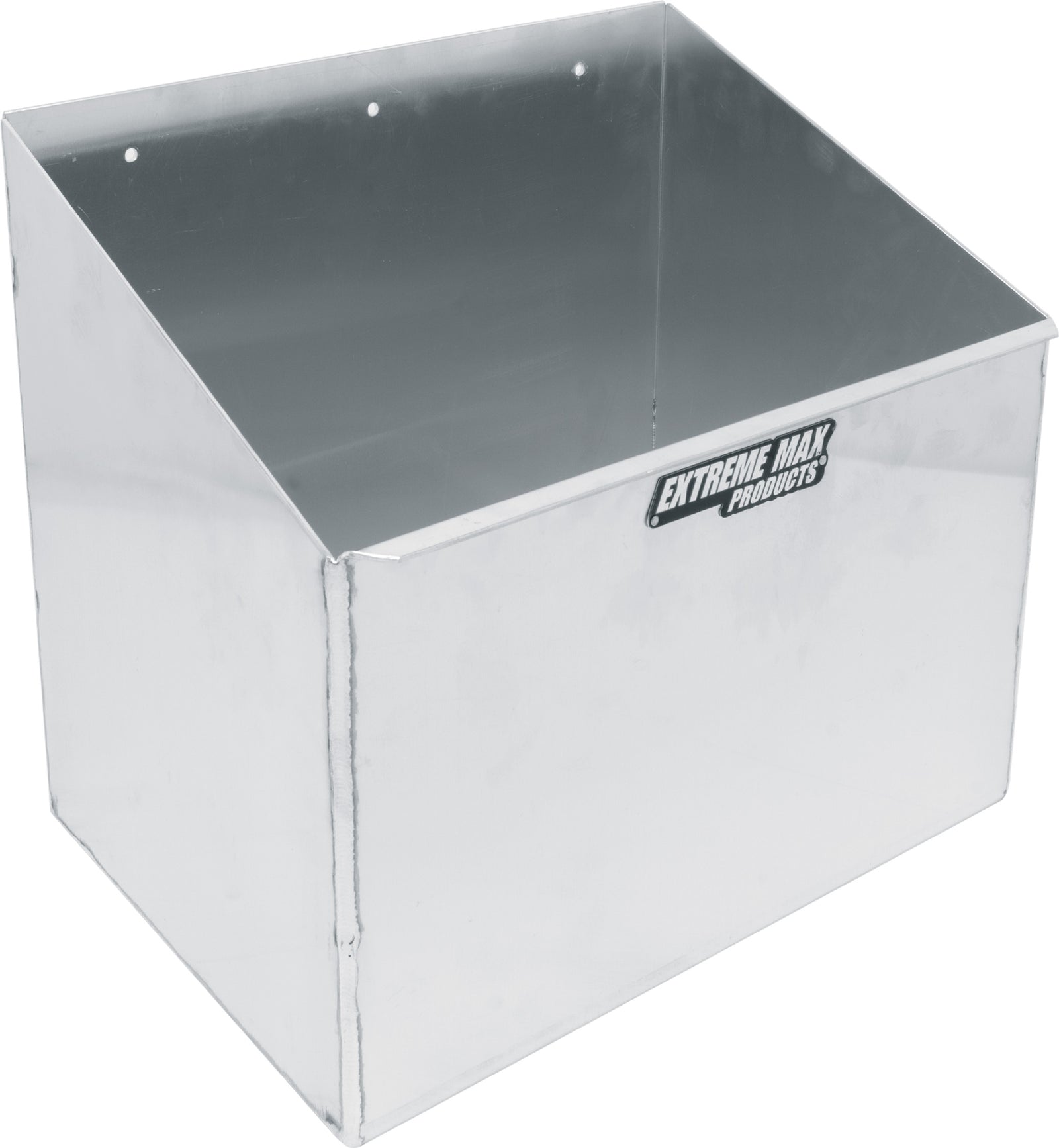 Extreme Max 5001.6217 Wall-Mount Aluminum Trash Can Holder for Race Trailer, Garage, Shop, Enclosed Trailer, Toy Hauler
