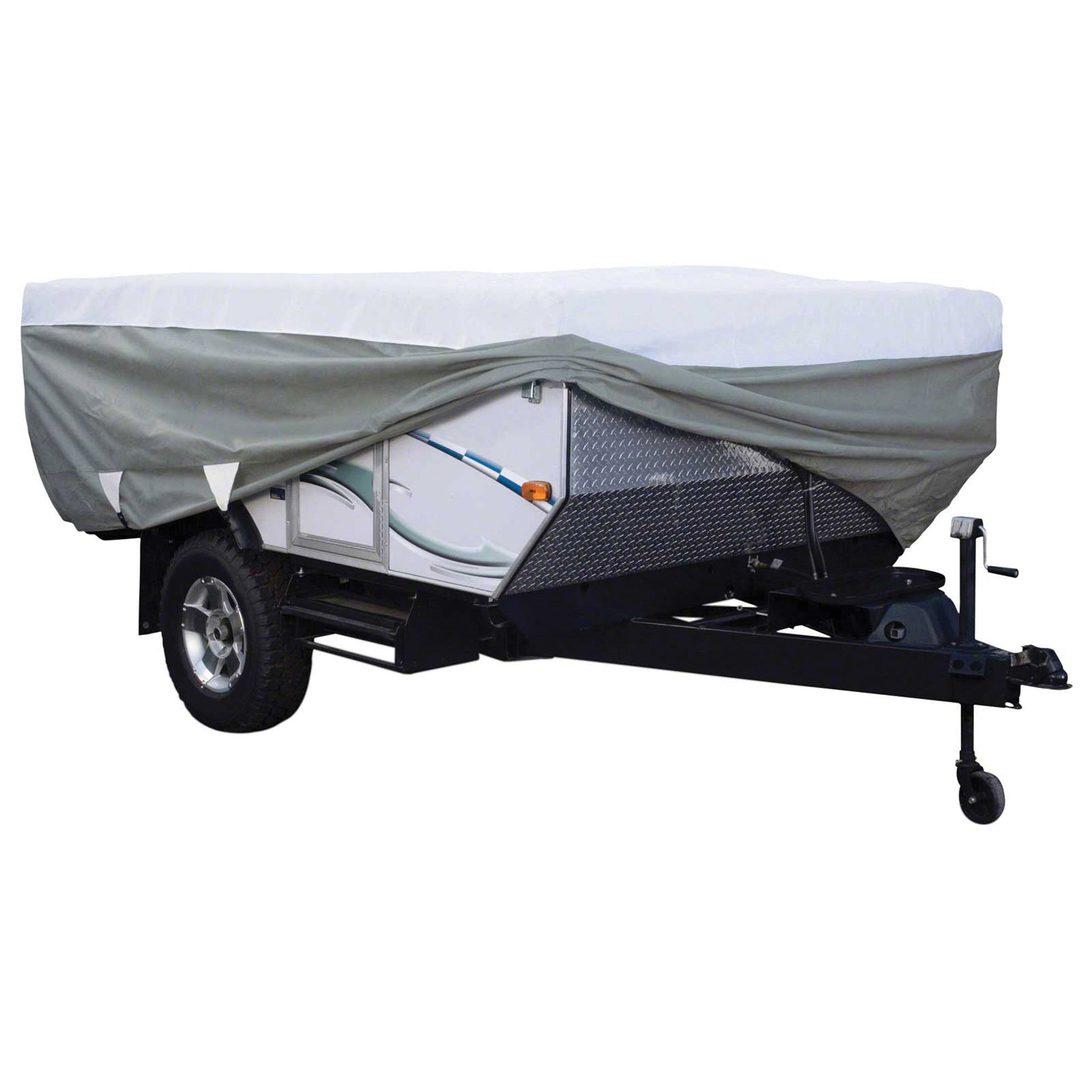 Classic Accessories 80-039 PolyPRO 3 Deluxe Pop-Up Camper Trailer Cover - 10' to 12'